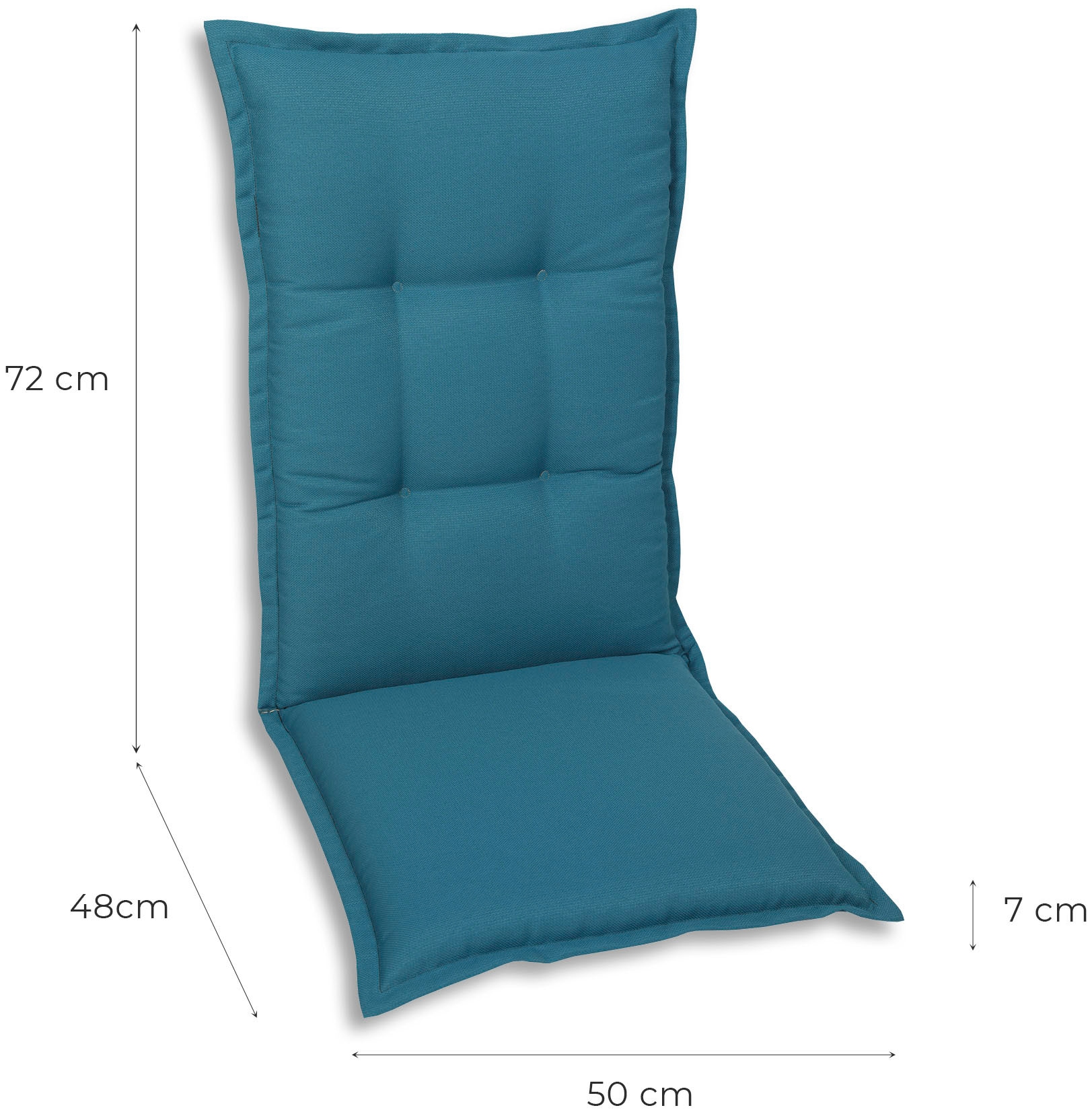 GO-DE Sesselauflage hoch, wasserabweisend