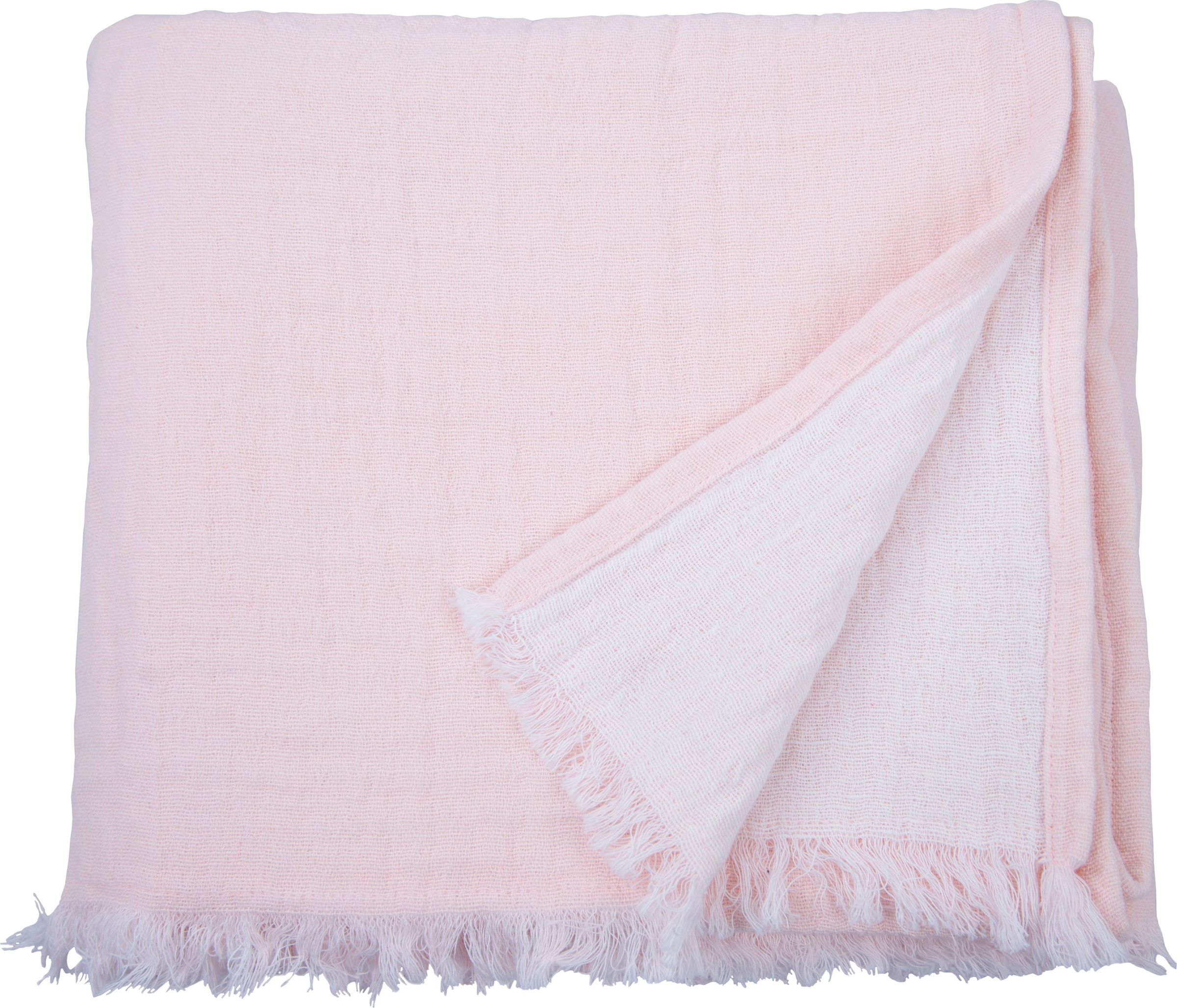 TOM TAILOR Plaid »Fringed Cotton«, mit Fransen