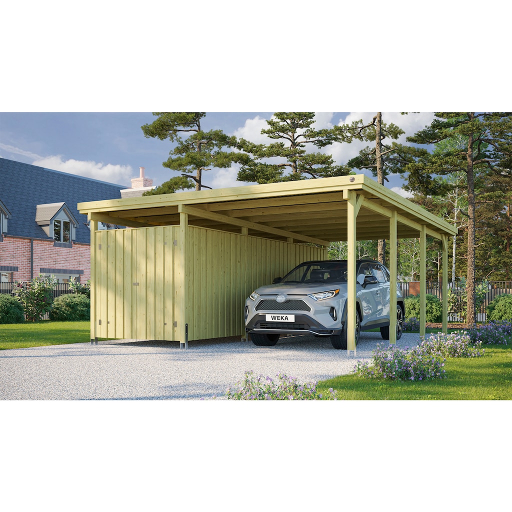 weka Einzelcarport »607 Gr.3«, Holz, 270 cm, braun