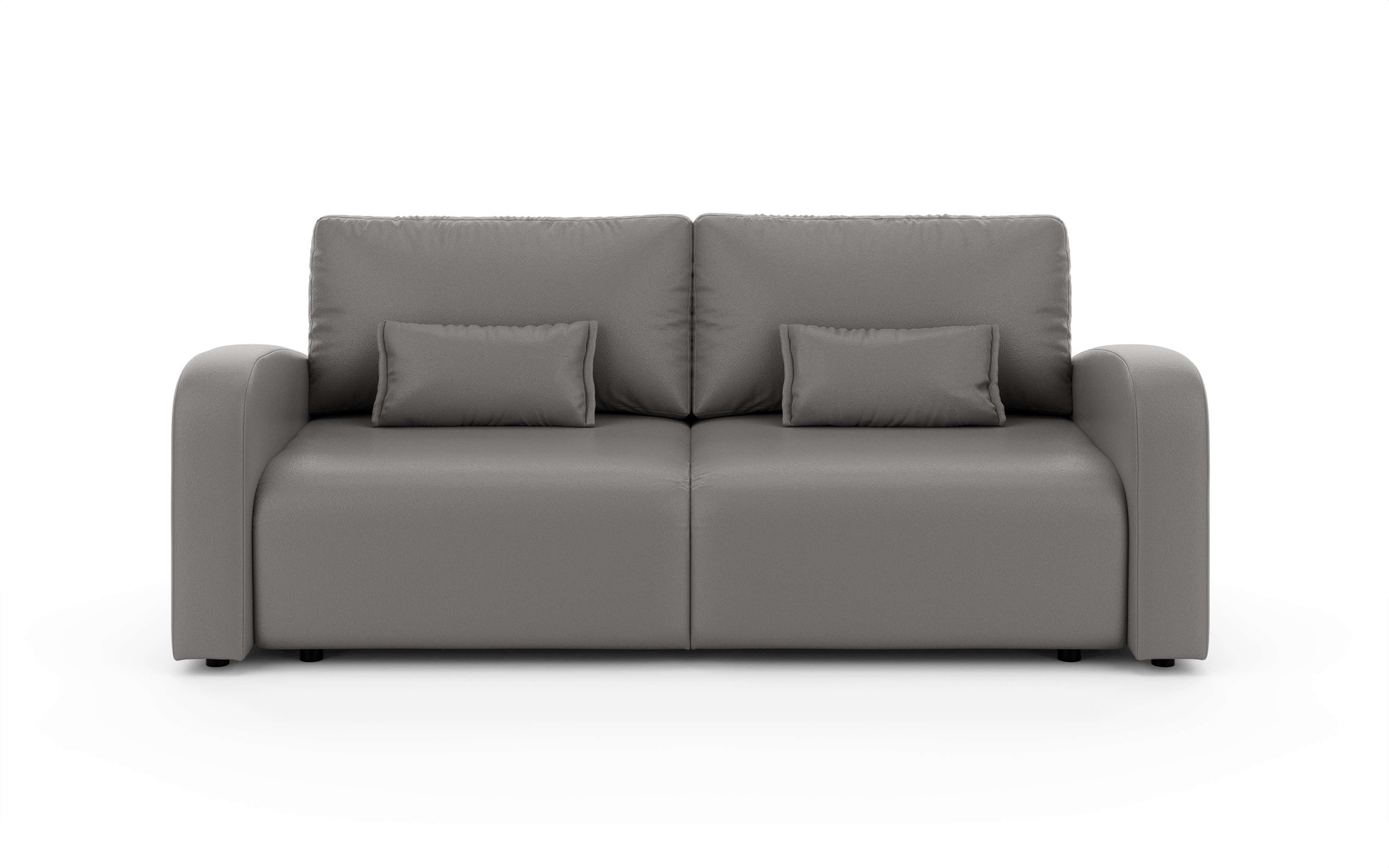 INOSIGN 3-Sitzer »JIGGS wahlweise Schlafsofa mit Bettkasten, Maße B/H/T: 228/96/110 cm«, Sofa mit Wellenunterfederung, enthält 2 Rückenkissen und 2 Zierkissen