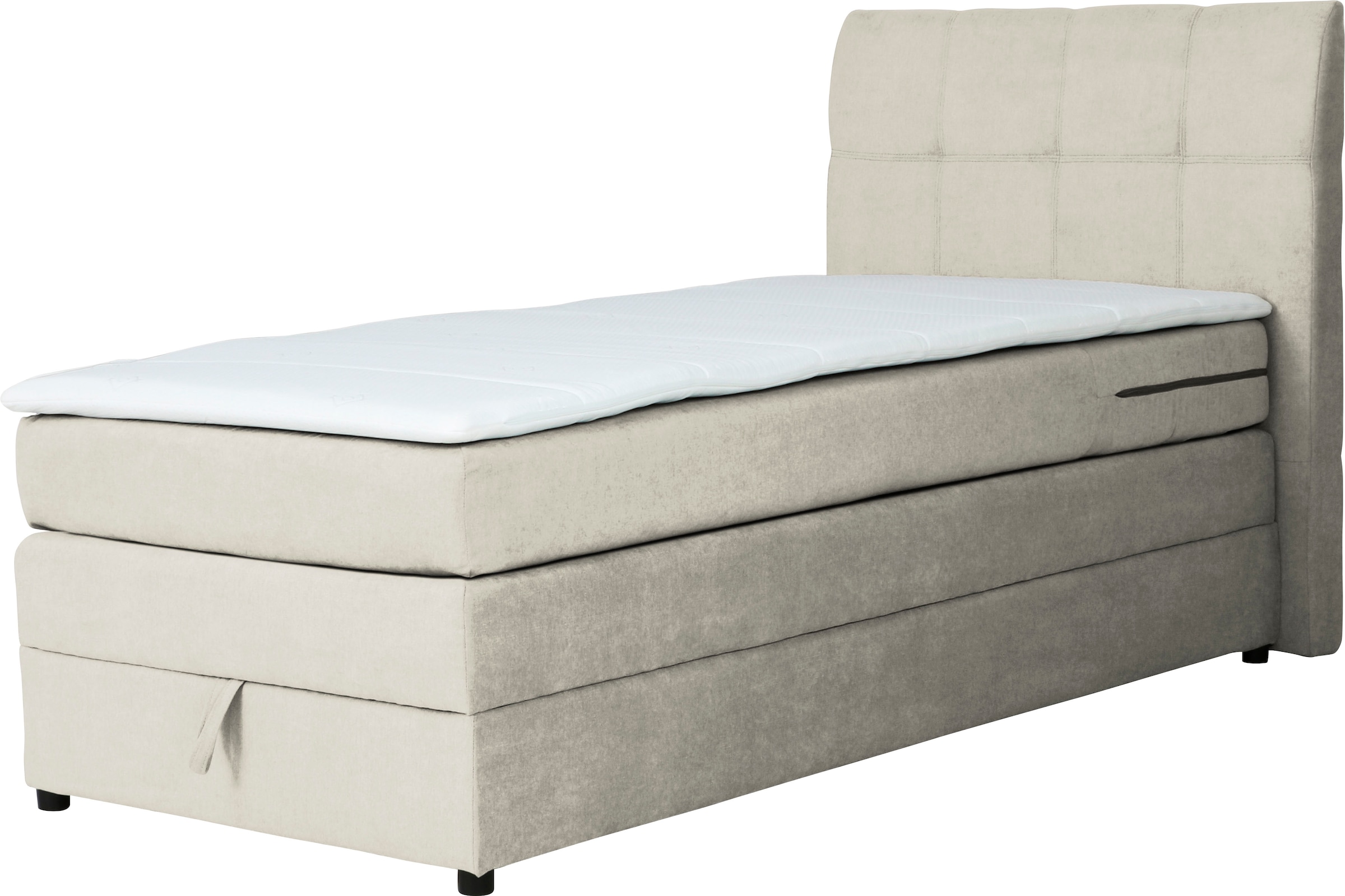 Home affaire Boxspringbett »Finja« besonders komfortable Liegehöhe, mit praktischem Bettkasten