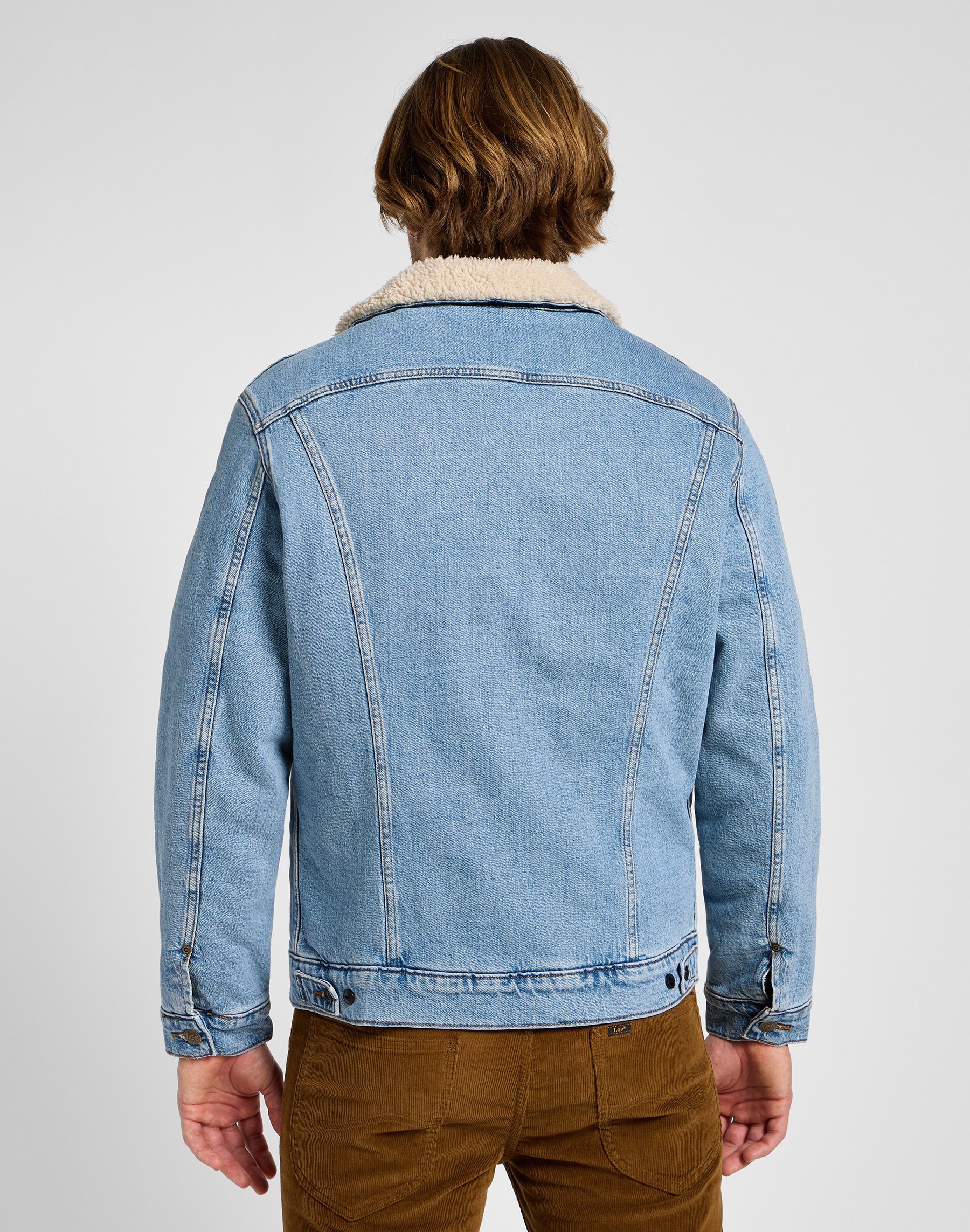 Lee® Jeansjacke »SHERPA JACKET«, mit Knopfleiste