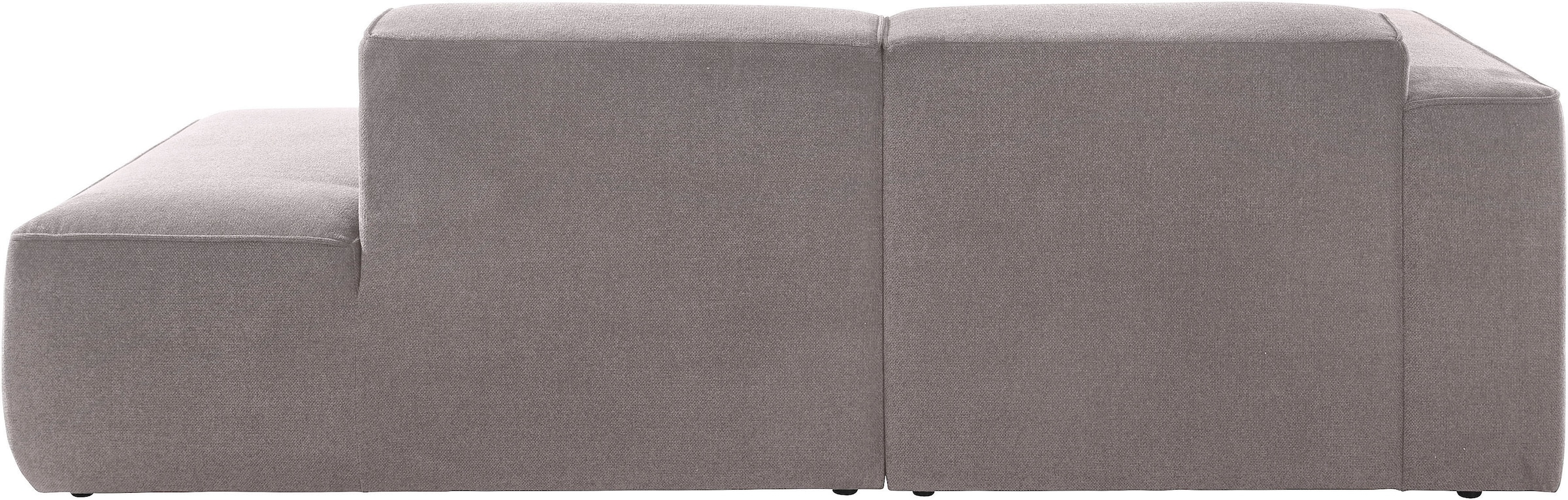 andas Ecksofa »Noord mit Kedernaht, Breite 227 cm«, Cord, Struktur, Webstoff, mit Wellenunterfederung, Massivholzrahmen