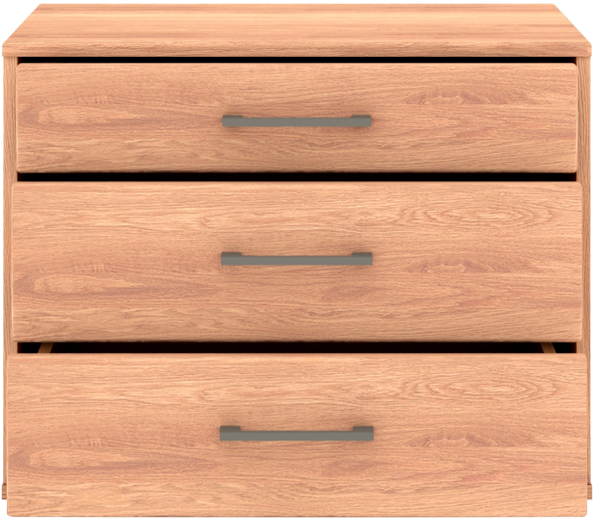 Musterring Nachtkommode »Sorrent Nachttisch, Nachtschrank, mit Schubladen, teilmassiv, 60 cm«, (Set, mit Selbsteinzug und Dämpfung, MADE IN GERMANY)