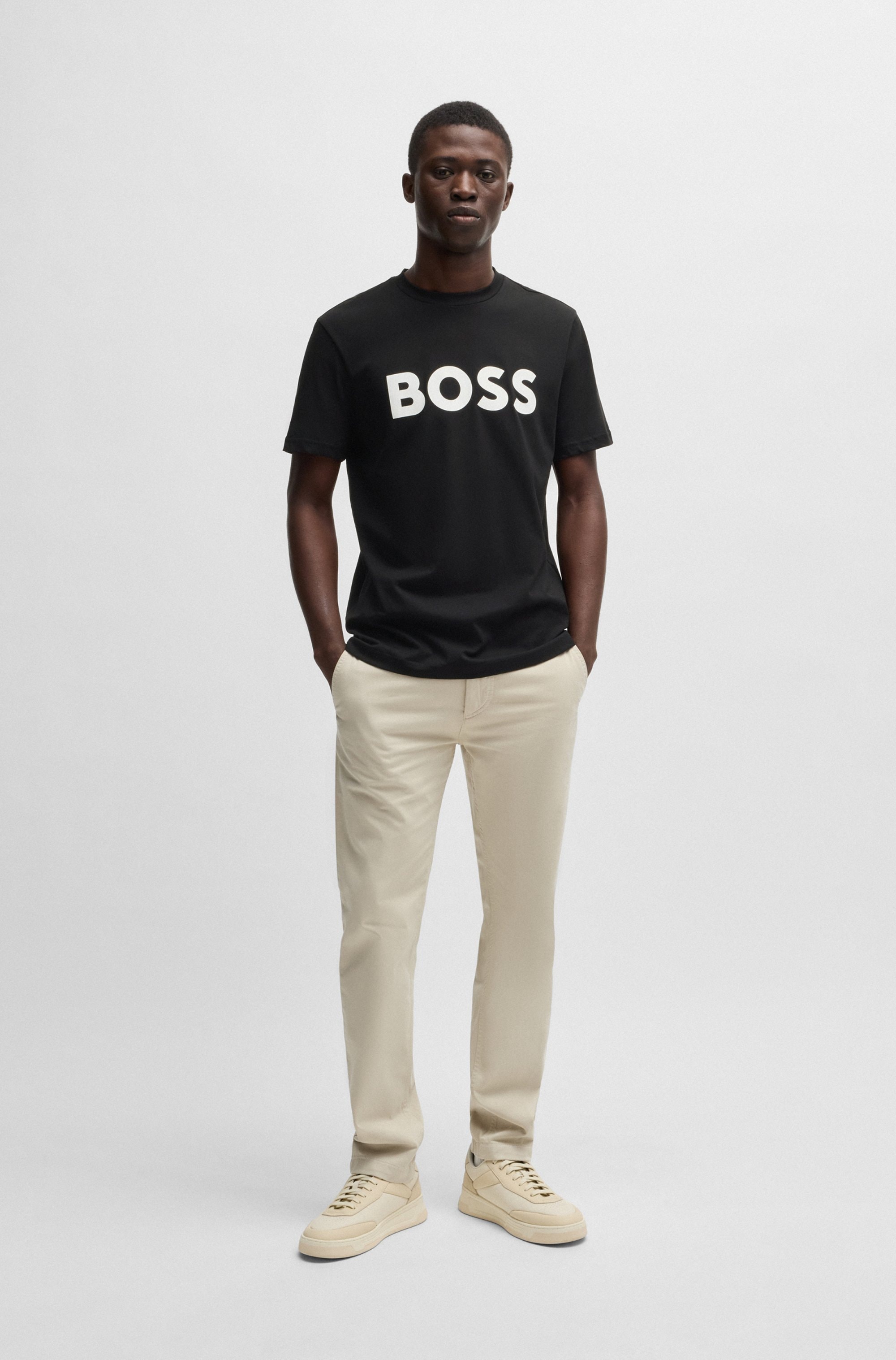 BOSS ORANGE T-Shirt »Thinking 1«, (1 tlg.), mit Logodruck