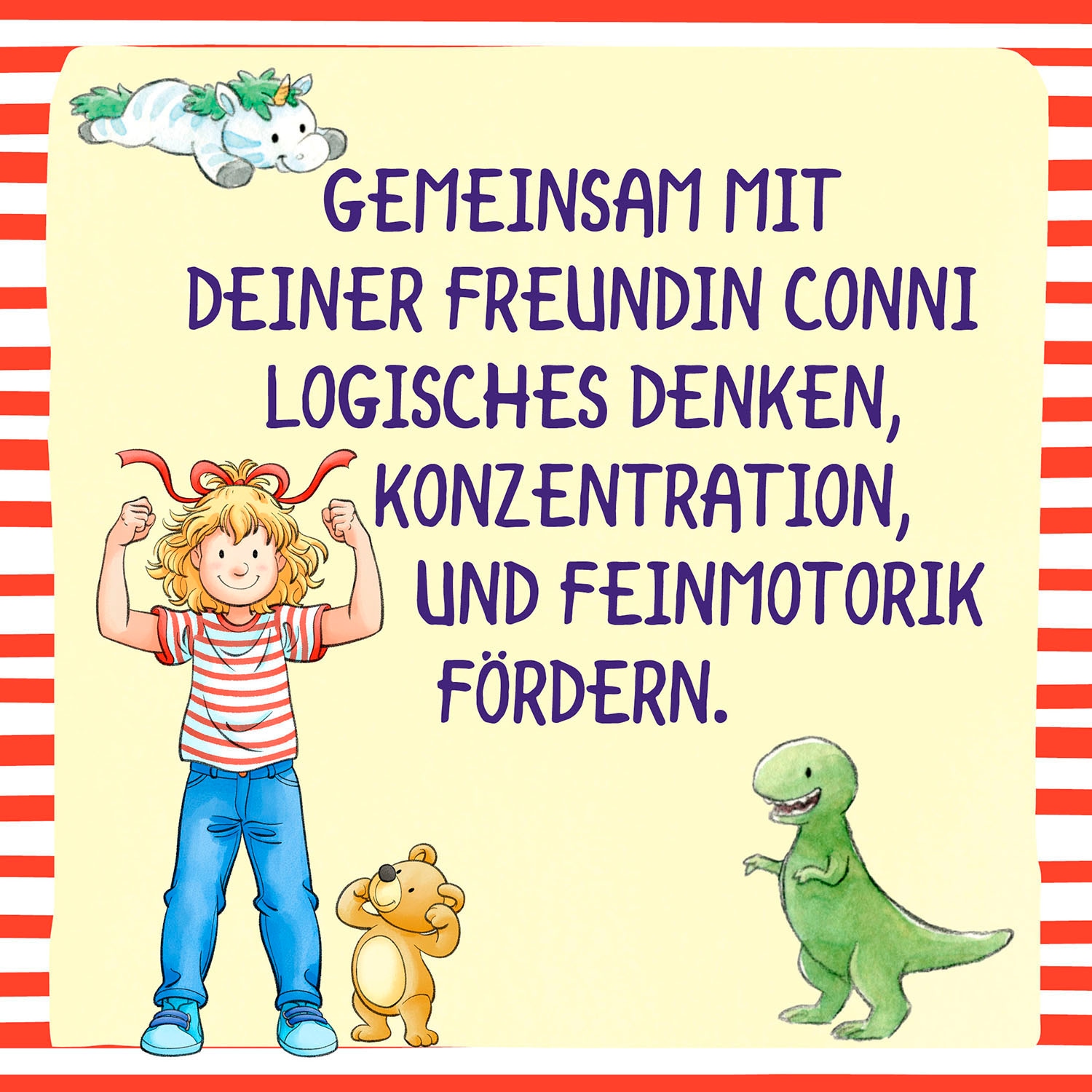 Kosmos Spiel »Meine Freundin Conni - Kunterbunter Knobelspaß«, Made in Germany