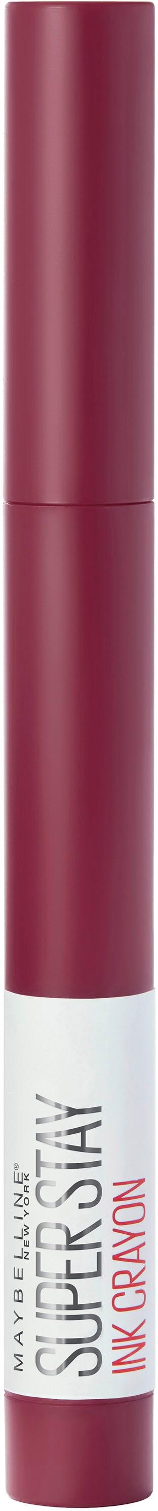 MAYBELLINE NEW YORK Lippenstift »Super Stay Ink Crayon«, mit natürlichen Inhaltstoffen