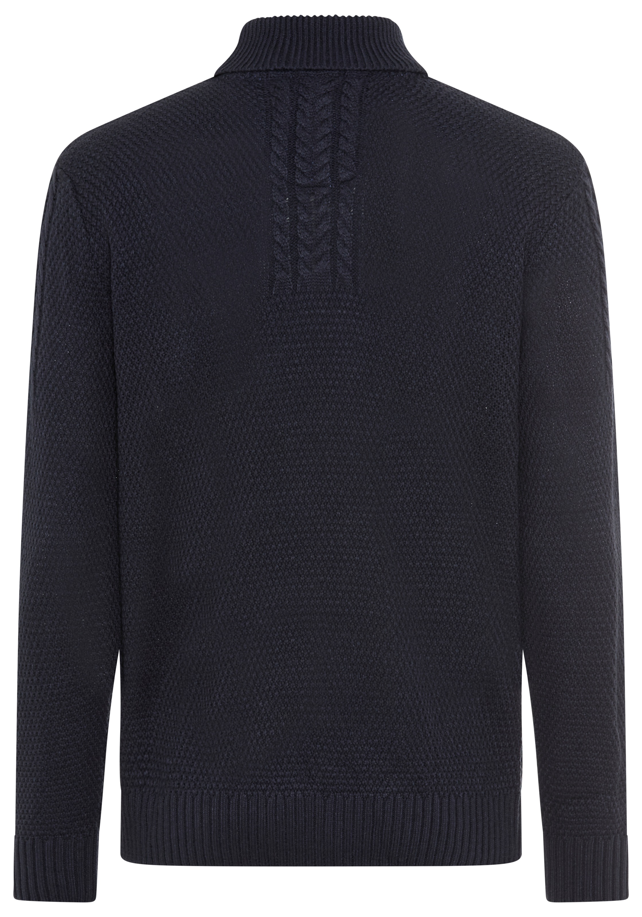 Man's World Rollkragenpullover »Neue Kollektion! Highlight Zopfmuster« aus Strickmaterial, mit Rollkragen, Regular Fit, mit Langarm