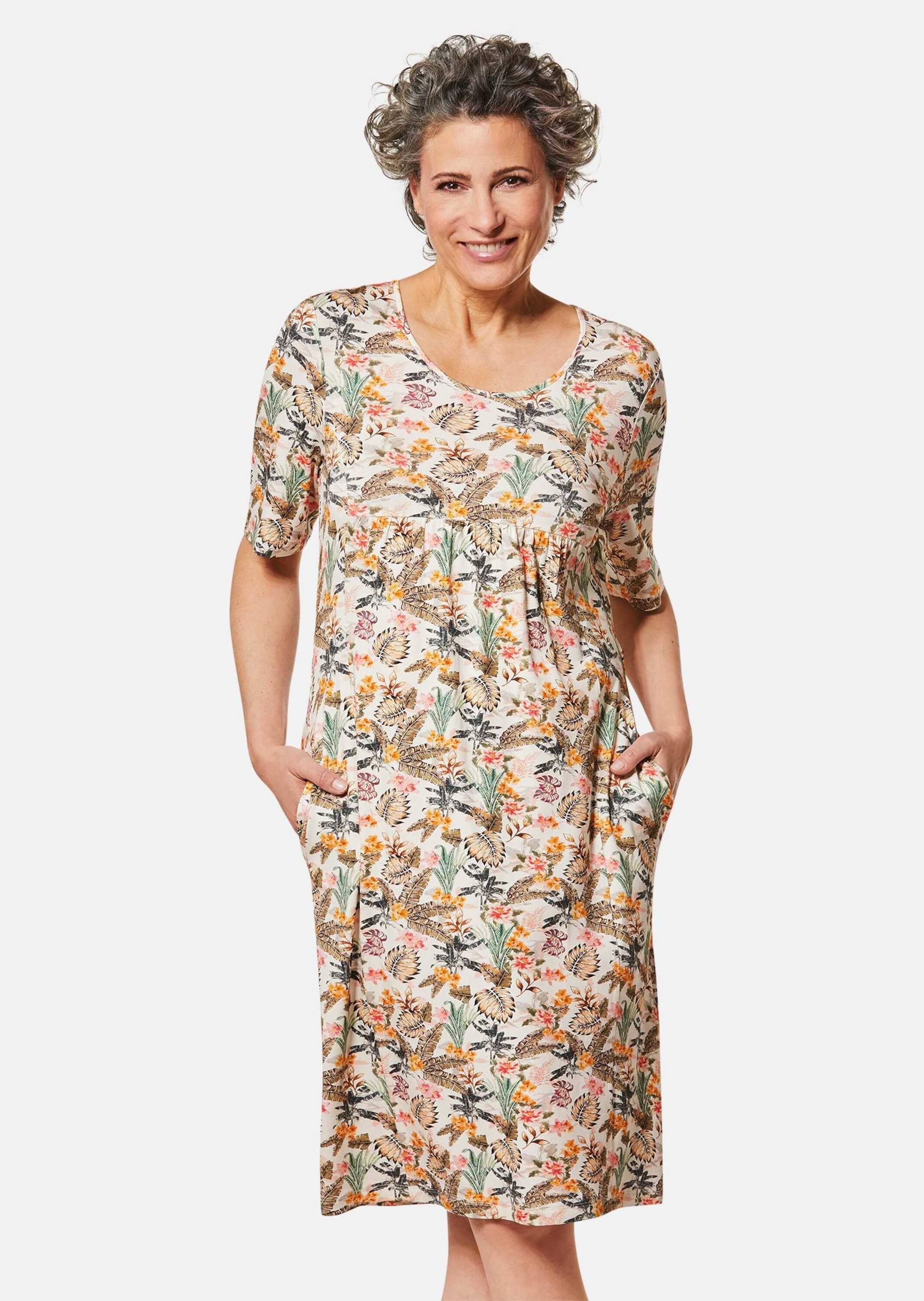 GOLDNER Druckkleid »Elastisches Jerseykleid mit modischem Druck«