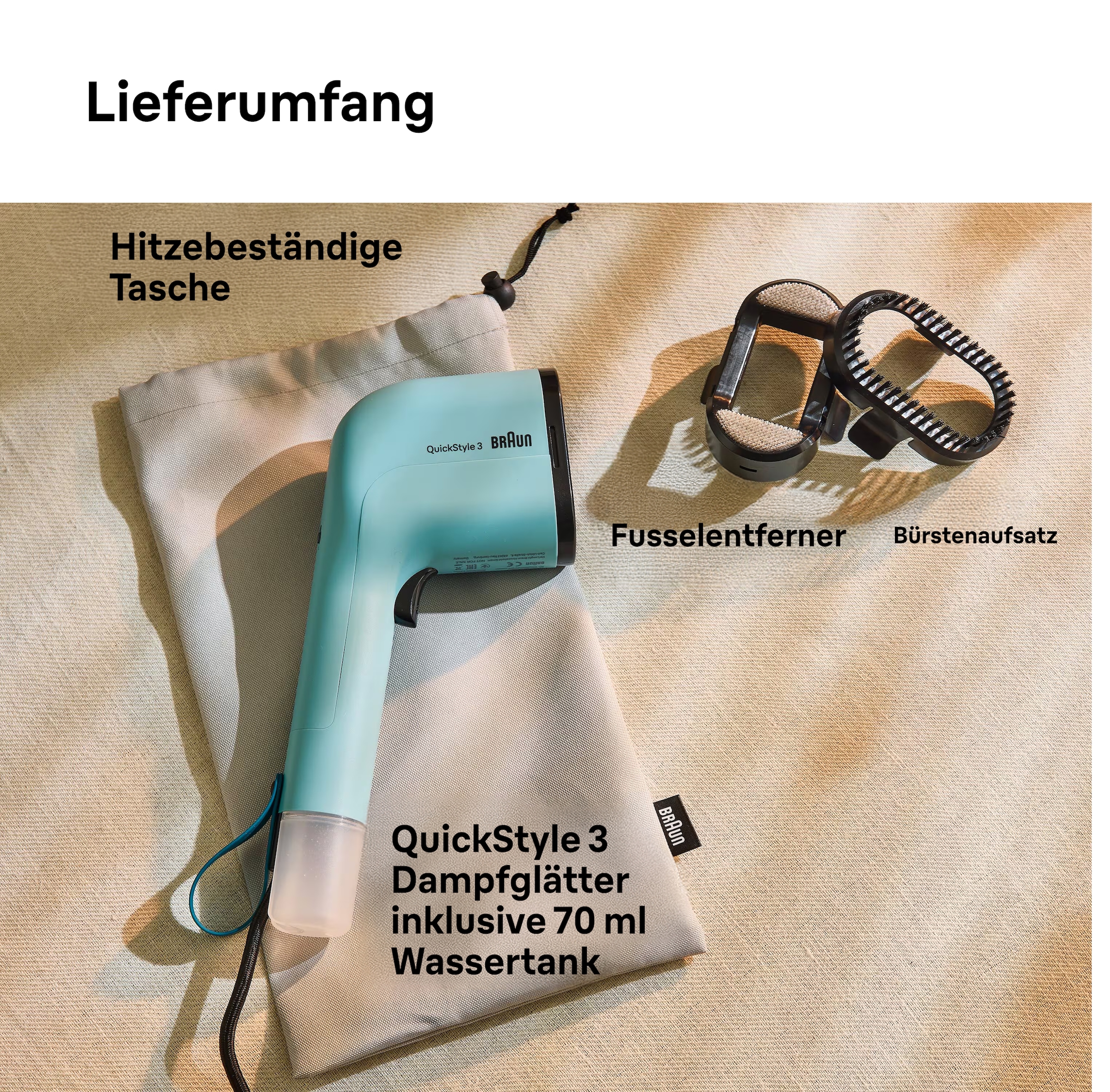 Braun Dampfbürste »QuickStyle GS 3013 GR« 1100 W