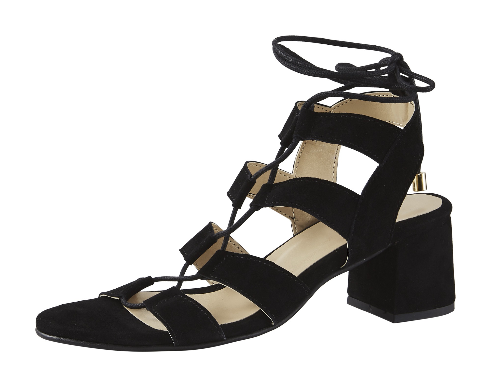 Sandalette mit trendiger Schnürung