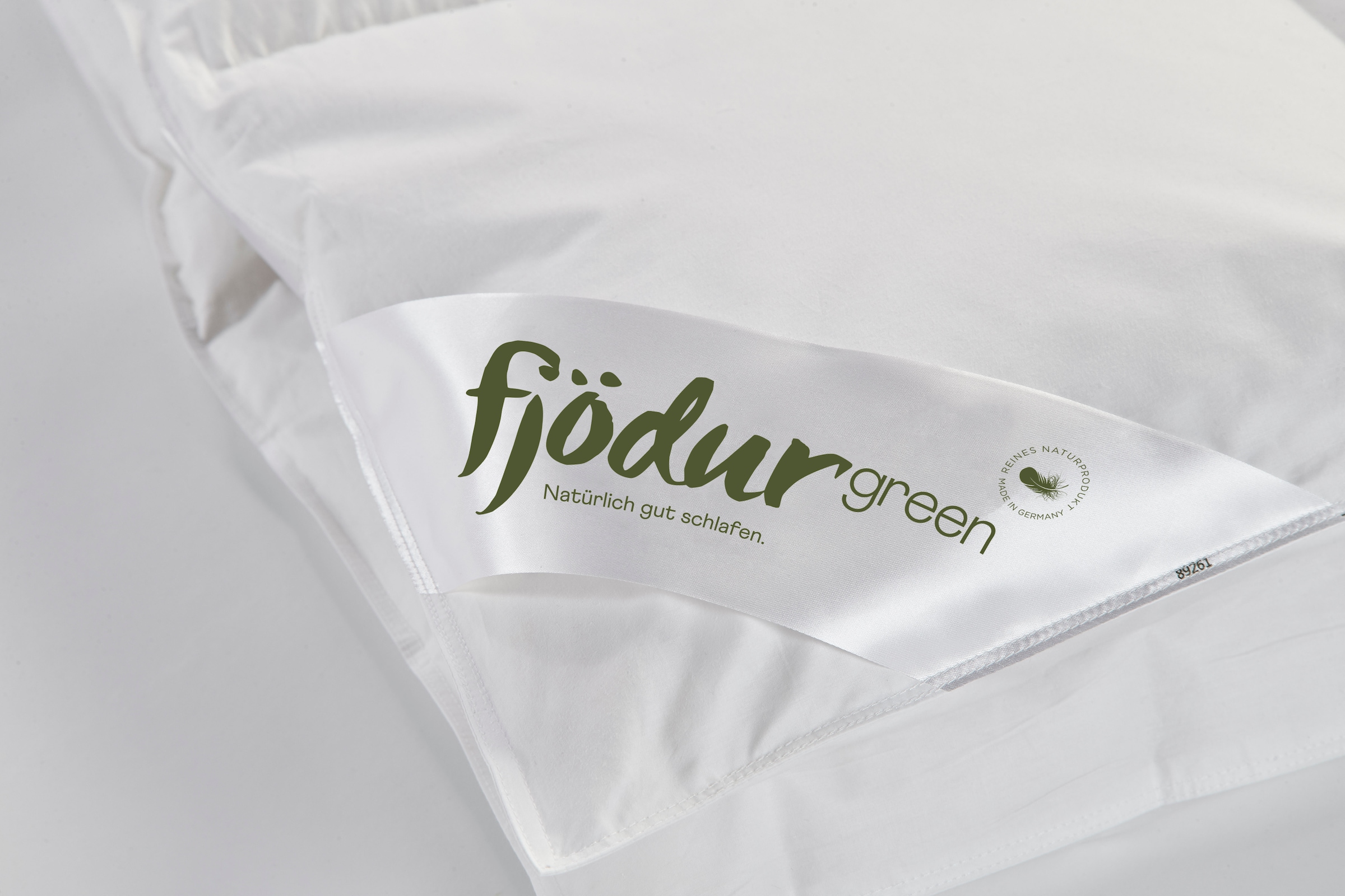 fjödur Federkopfkissen »Fleur, Kissen Made in Germany« Füllung: 85 % Federn & 15 % Daunen 1 Stk. tlg. Kissen mit DOWNPASS zertifiziert und Made in Germany