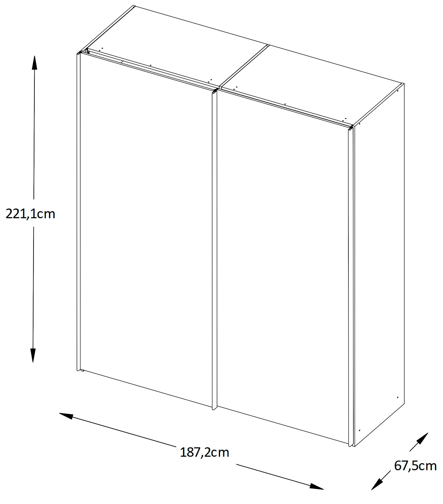 STAUD Schwebetürenschrank »Sinfonie Plus, edles Design in hochwertiger Qualität, Made in Germany« In vier verschiedenen Ausstattungsvarianten