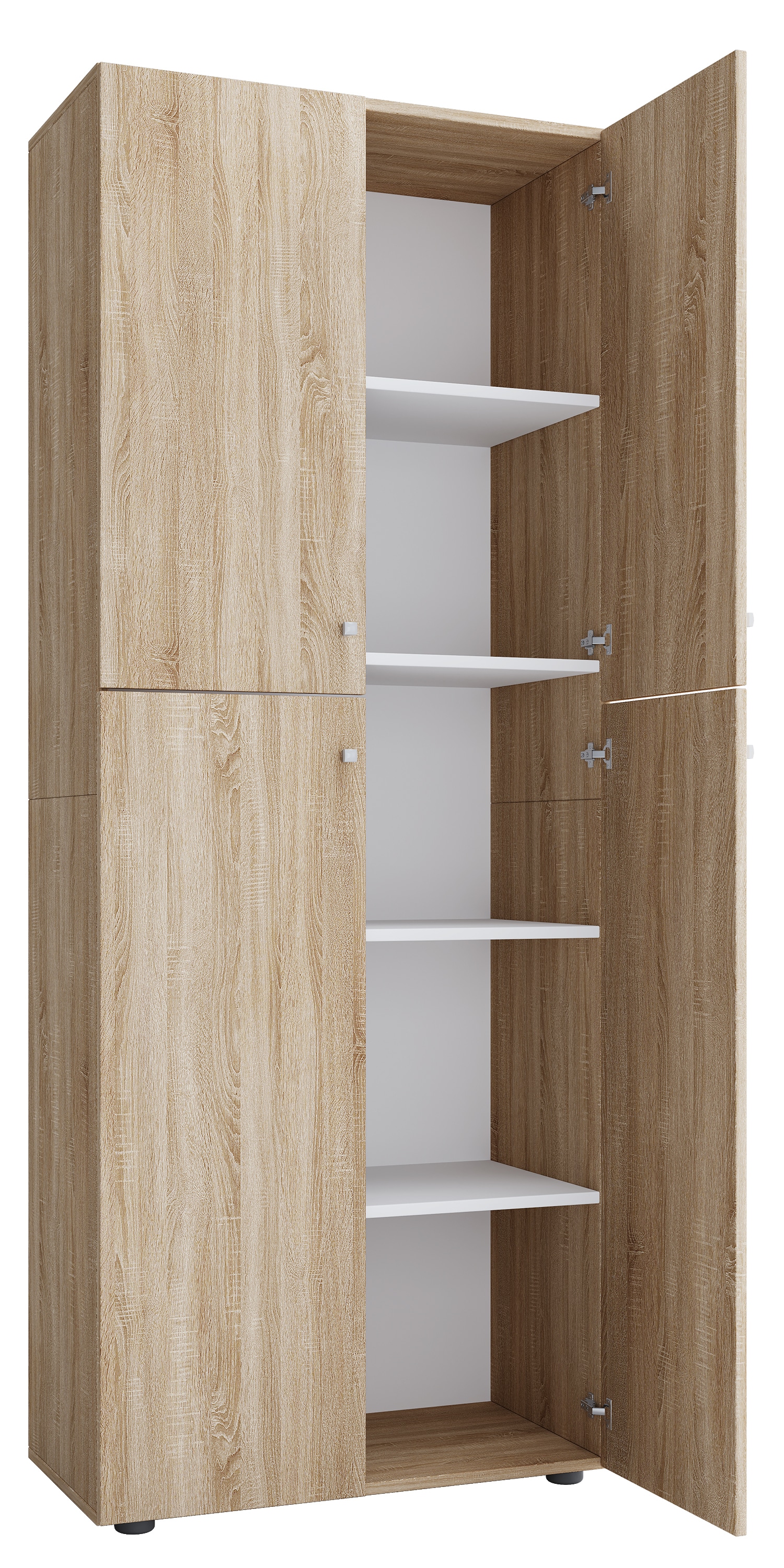 VCM Aktenschrank »VCM Büroschrank mit 5 Fächern | moderner Aktenschrank mit Drehtüren | Maße ca. B. 70 x H. 184 x T. 40 cm ¿ Lona 5-Fach«, (1 St.)