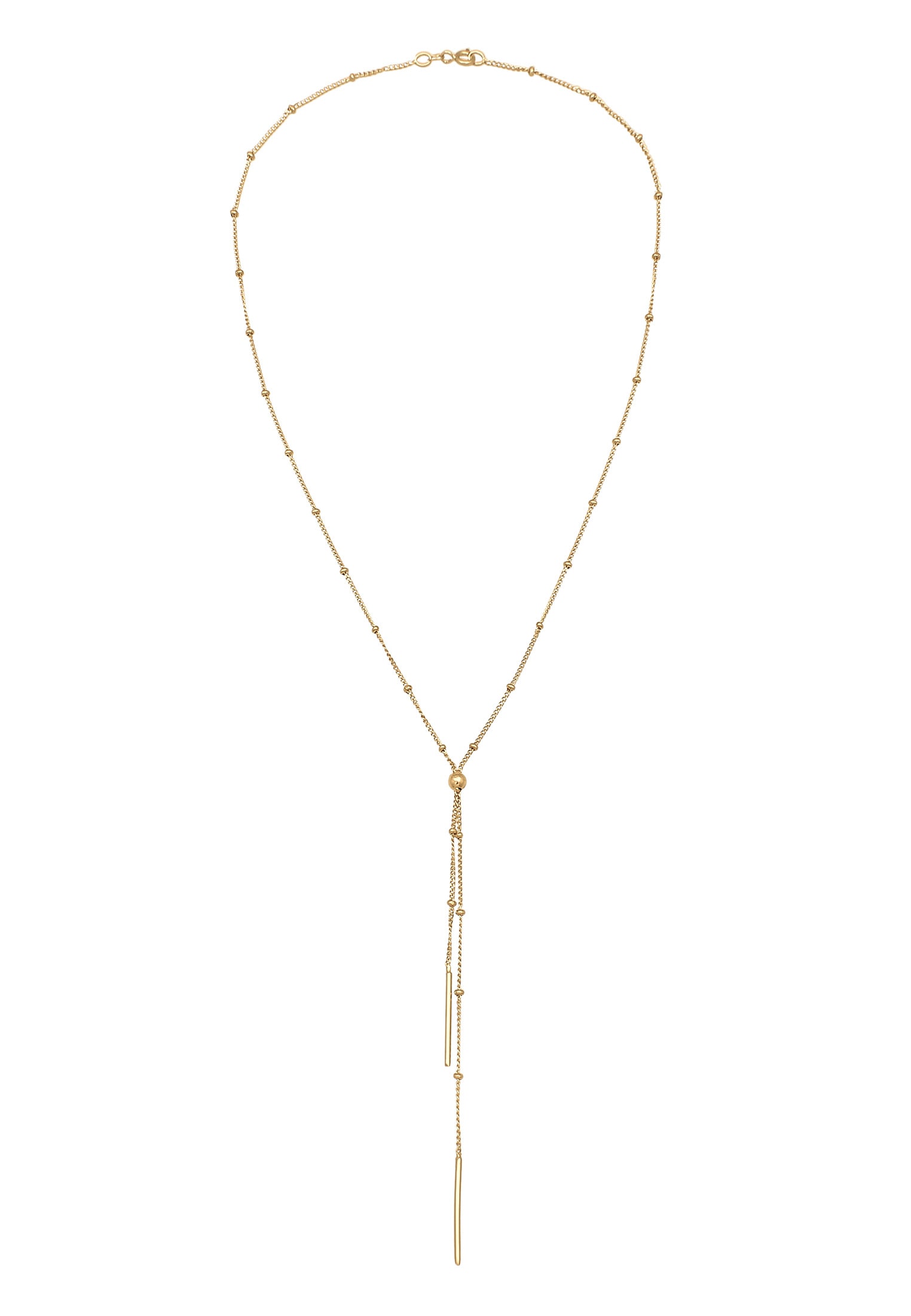 Elli Y-Kette »Halskette Y-Kette Kugel Stab Minimal 925 Silber«