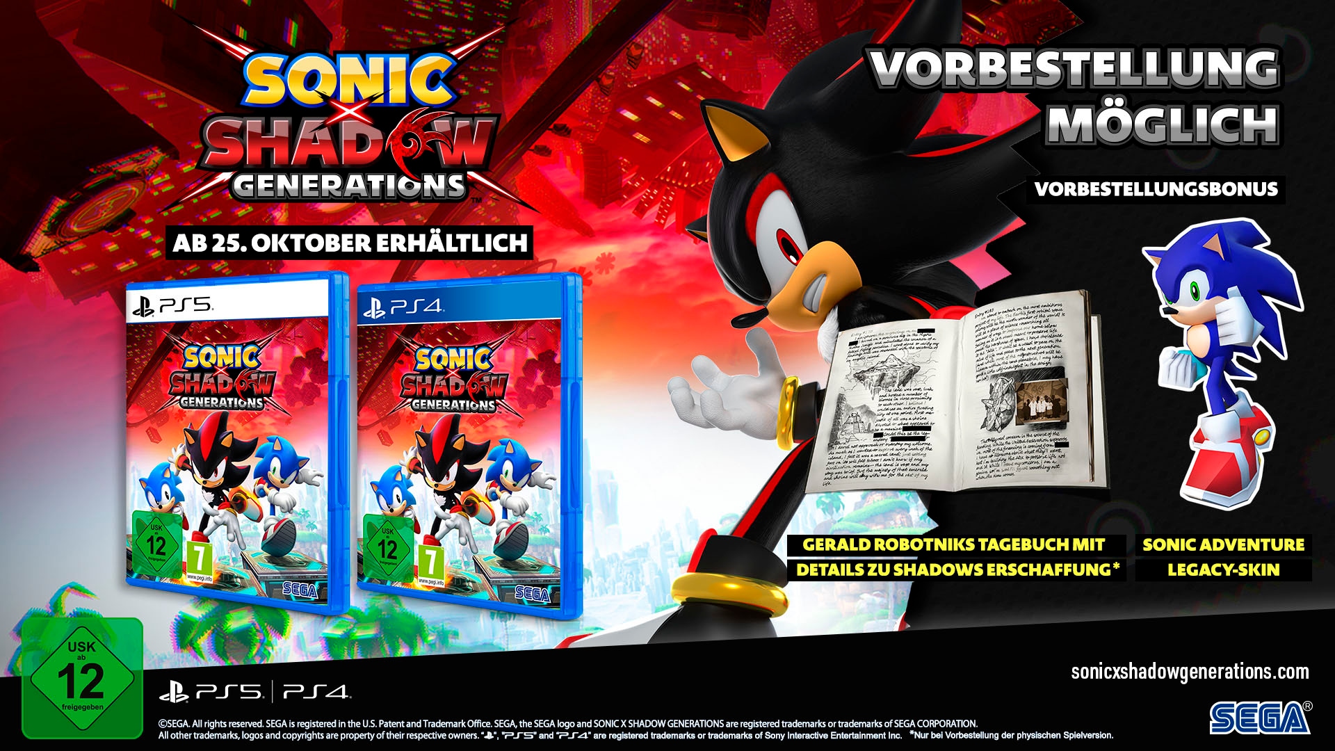 Atlus Spielesoftware »Sonic x Shadow Generations«, PlayStation 4