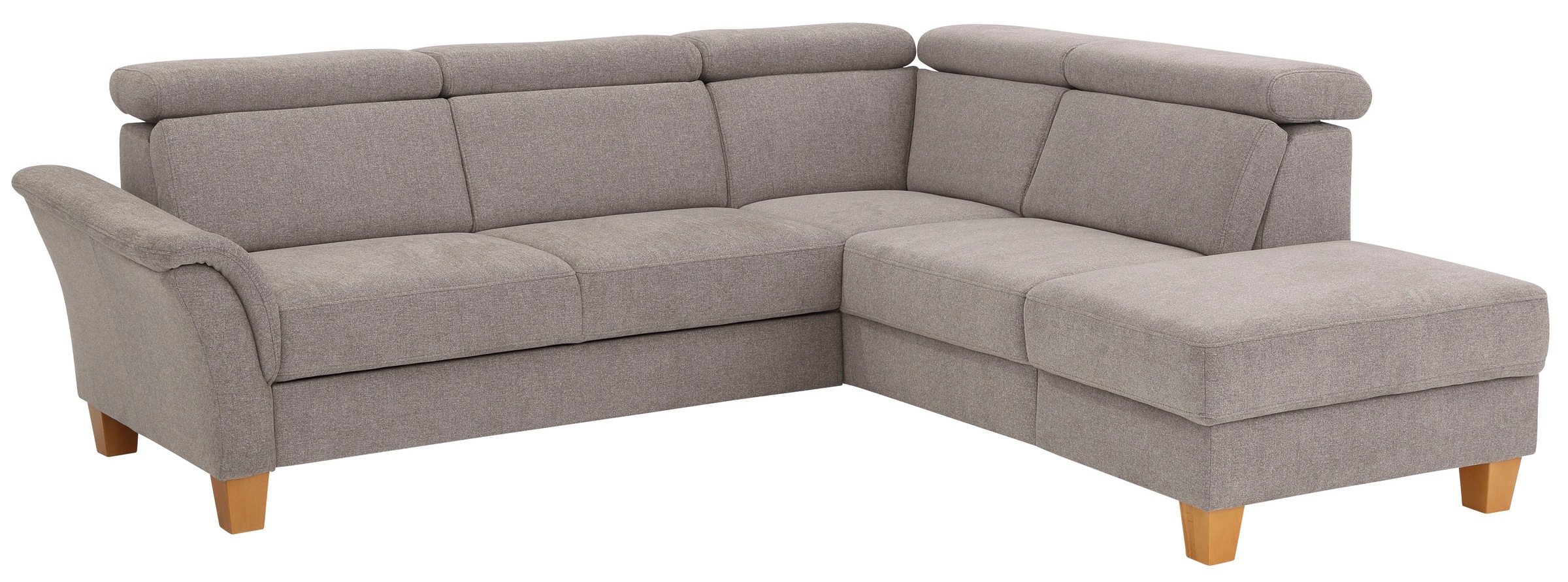 Home affaire Ecksofa »Conville L-Form«, Federkern, wahlweise mit Bettfunktion und Bettkasten bzw. Stauraum