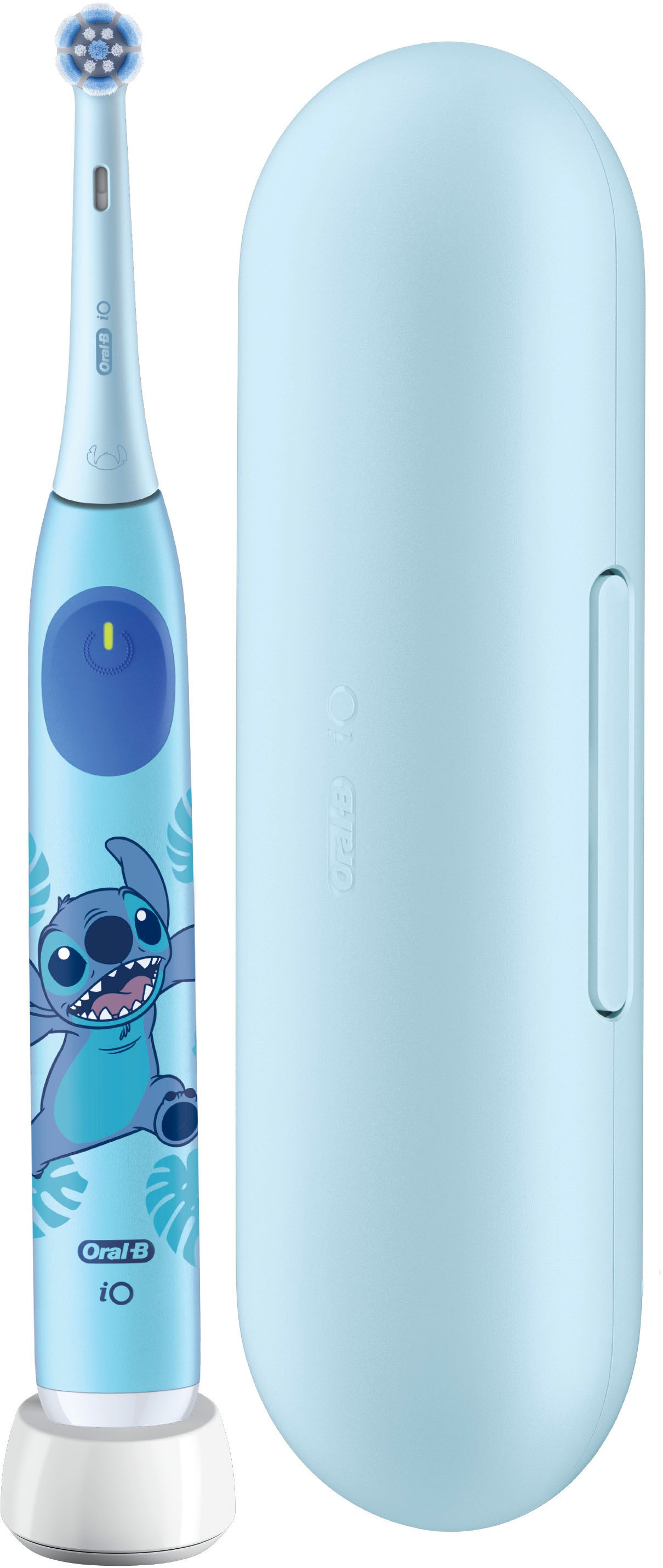 Oral-B Elektrische Kinderzahnbürste »iO Kids 6+ Stitch« 1 Stk. Aufsteckbürsten 1 Reise-Etui, Musik-Timer, 3 Modi, ab 6 Jahren, Größe 0