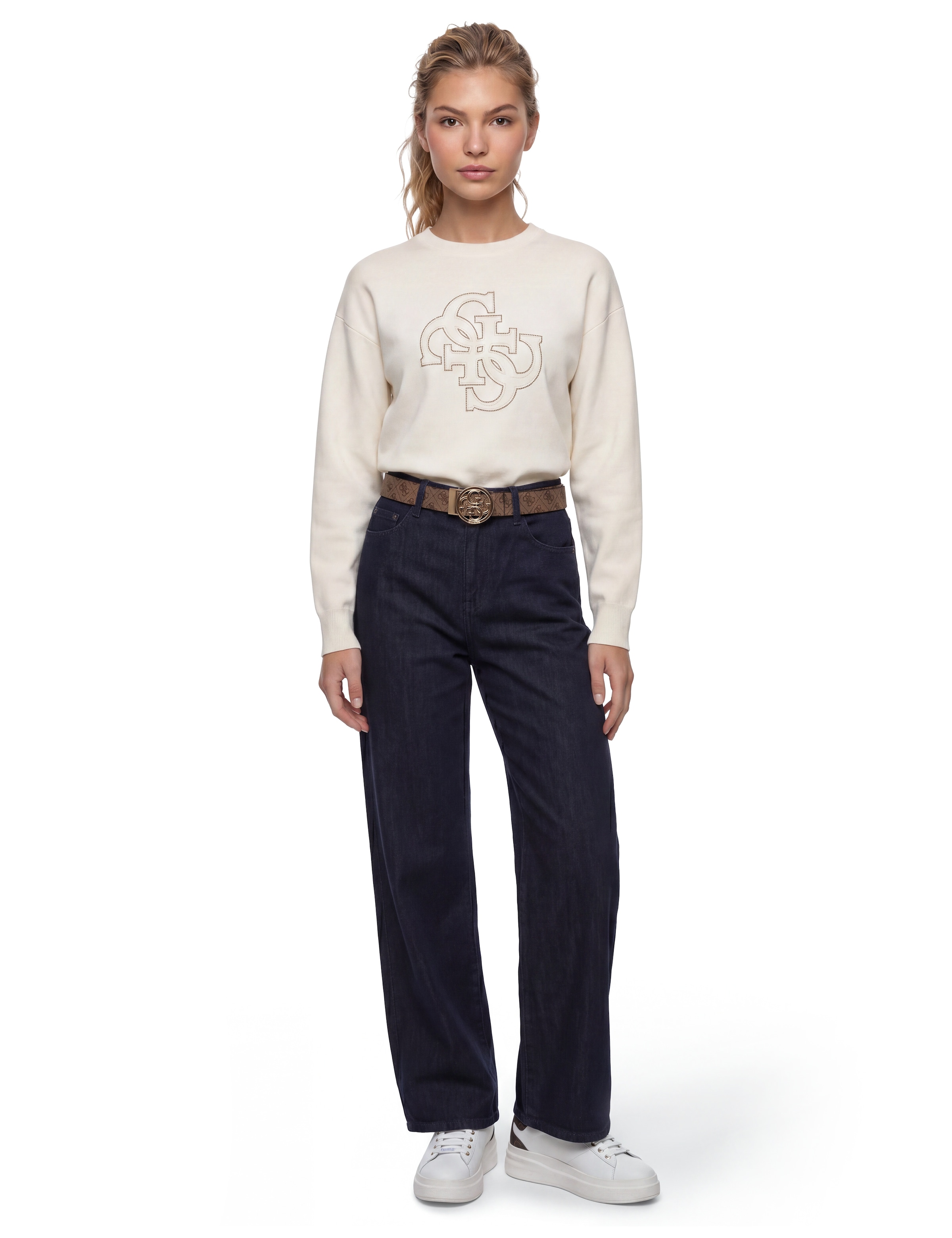 Guess Wendegürtel »NOELLE ADJ & REV PANT BELT H35« mit Logoschließe