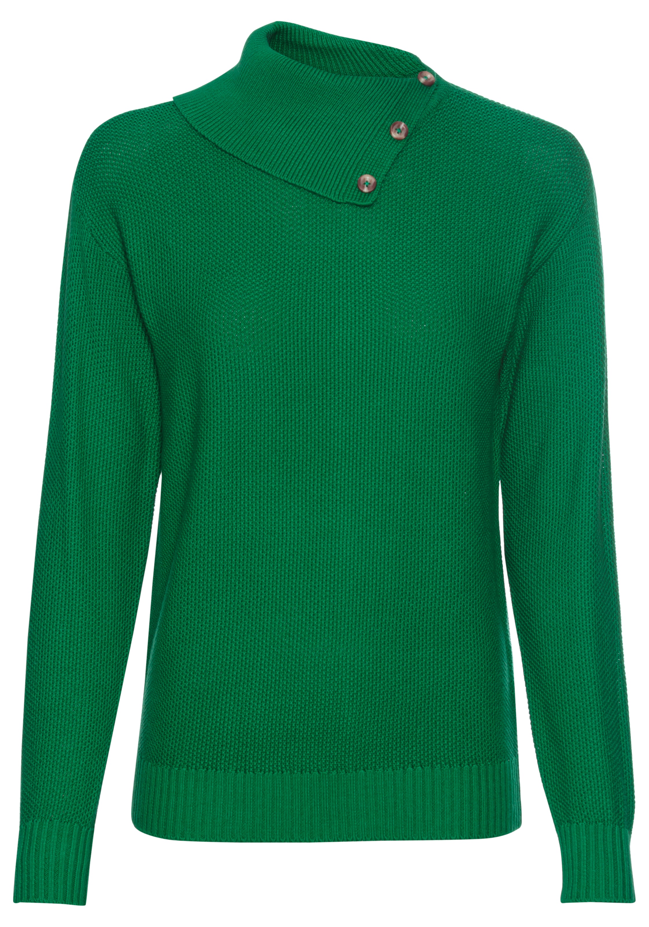 DELMAO Strickpullover, mit Knöpfen
