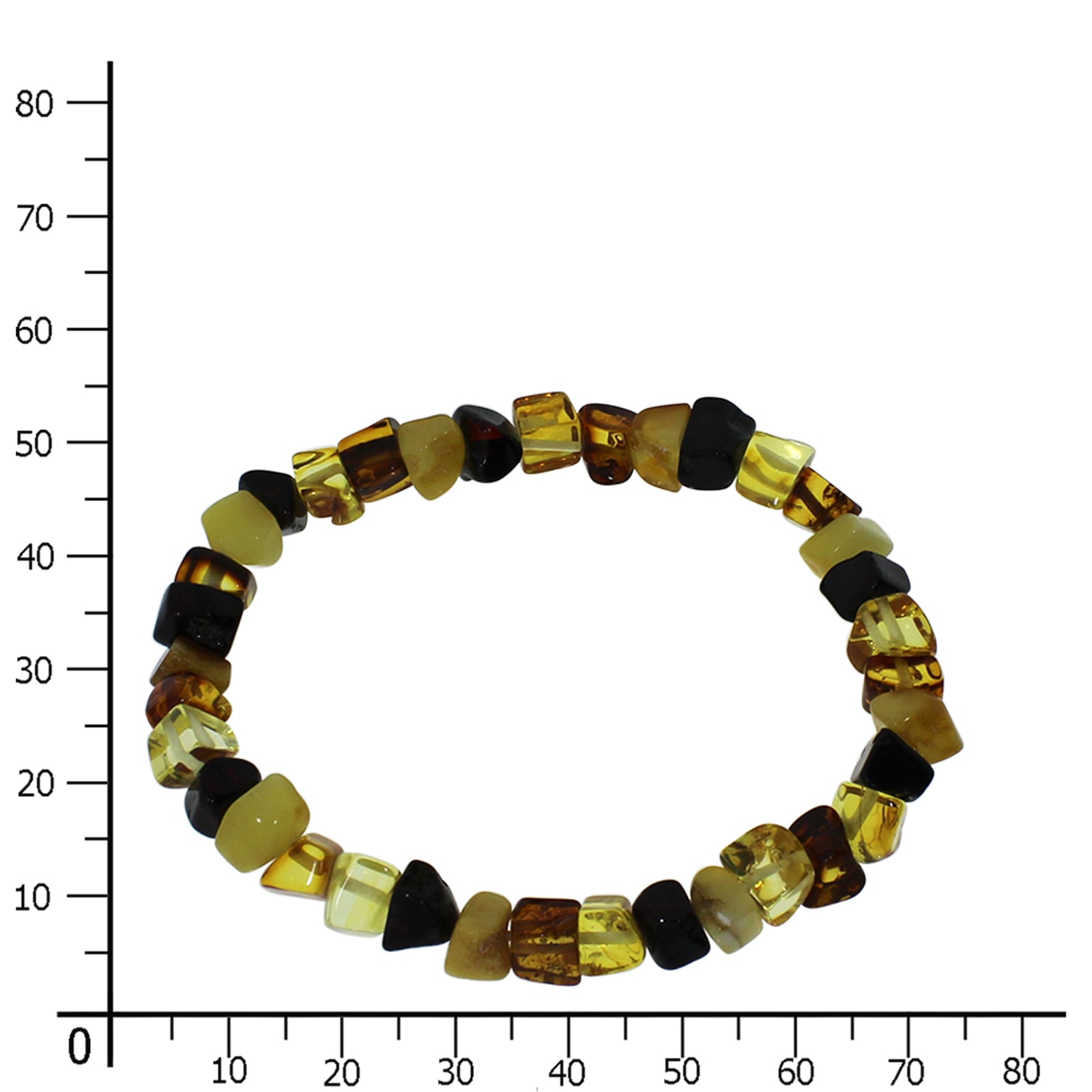 OSTSEE-SCHMUCK Armband »- Würfel - Bernstein -,«
