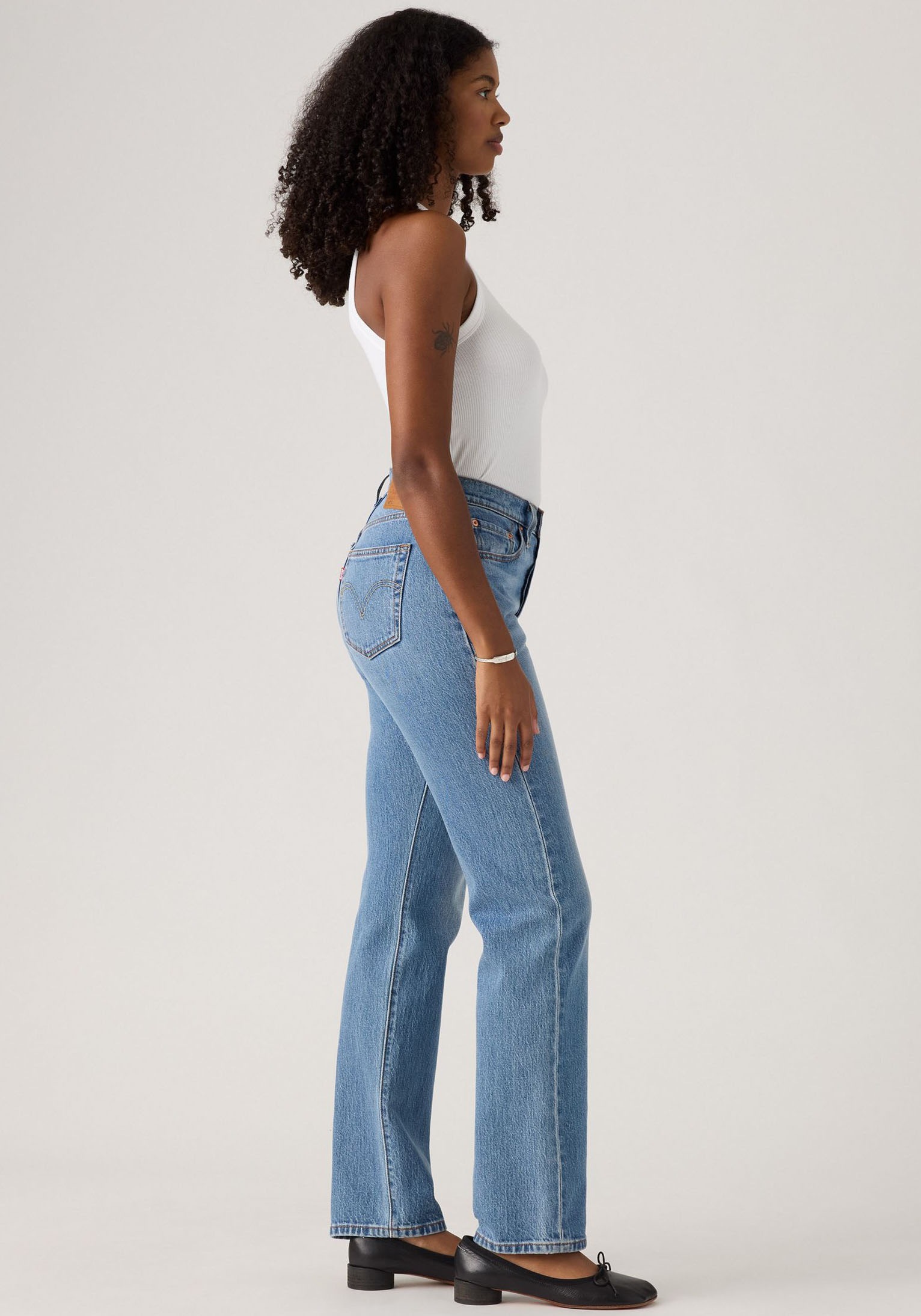 Levi's® Stretch-Jeans »LV Jeans 501 CURVE BLACKS«, mit gerader Beinform