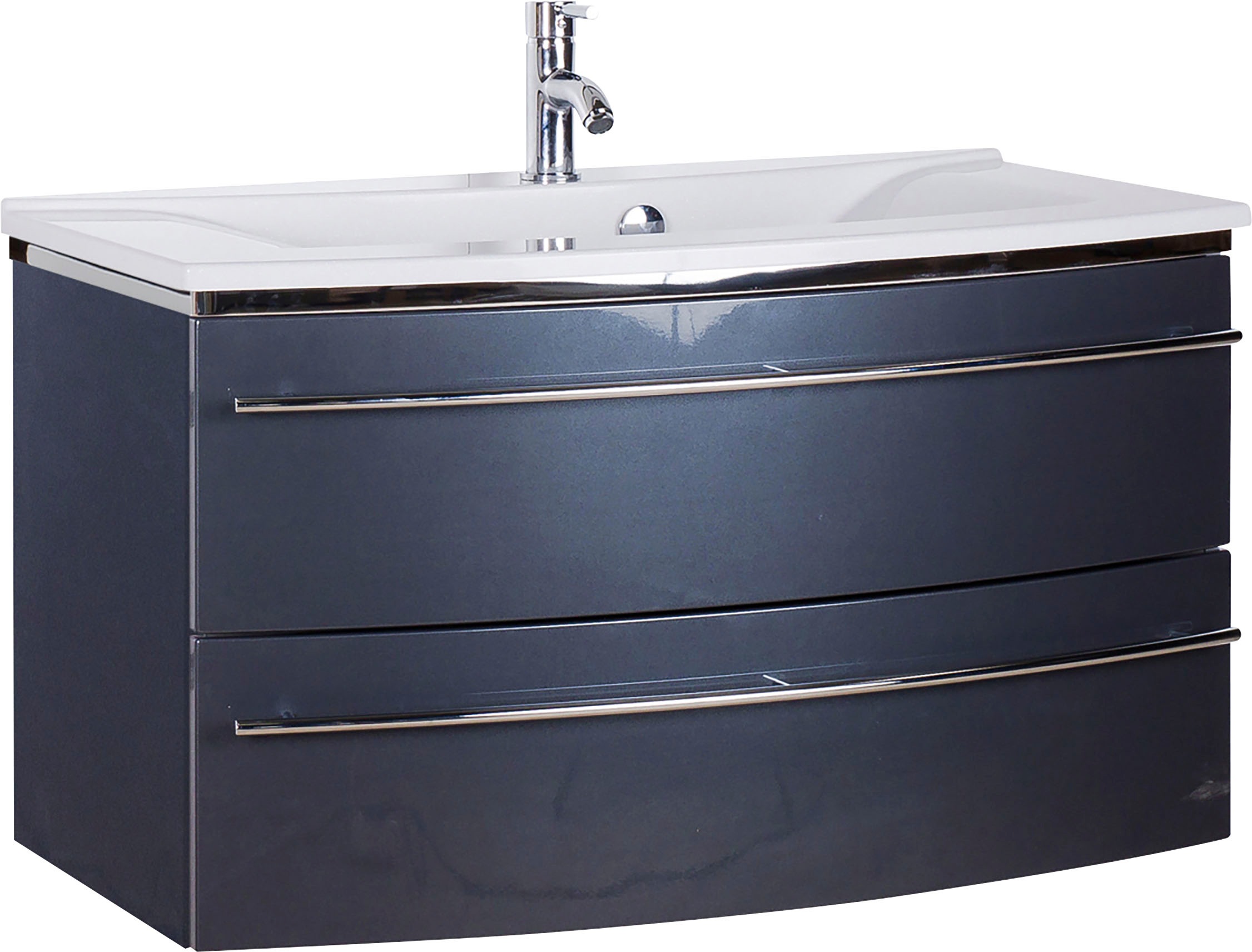 Saphir Waschtisch »3040« in grau, Größe B/H/T: 92,4 cm x 90 cm x 48 cm