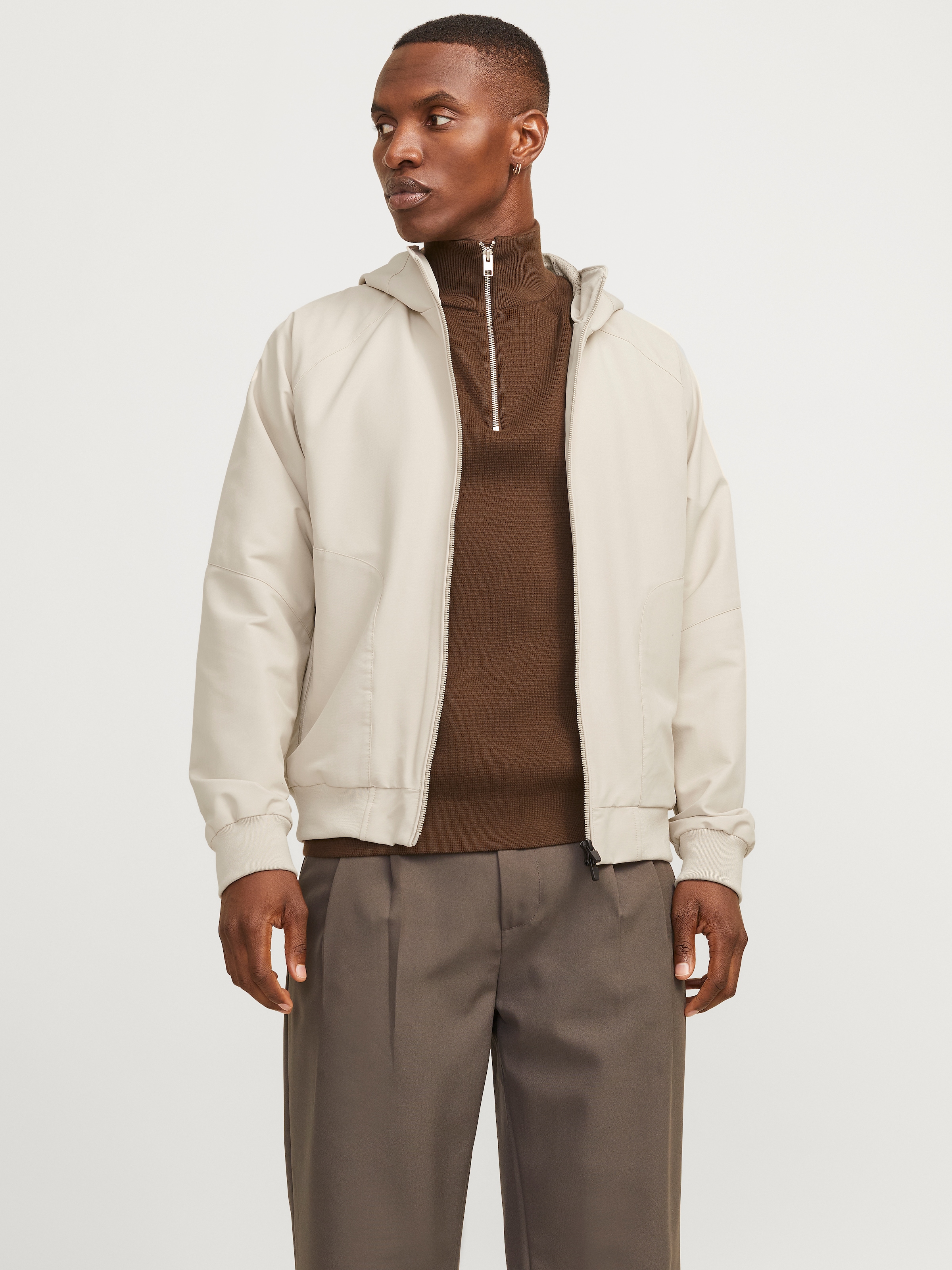 Jack & Jones Bomberjacke »JJEPERFECT BOMBER NOOS«, mit Kapuze, mit Kapuze