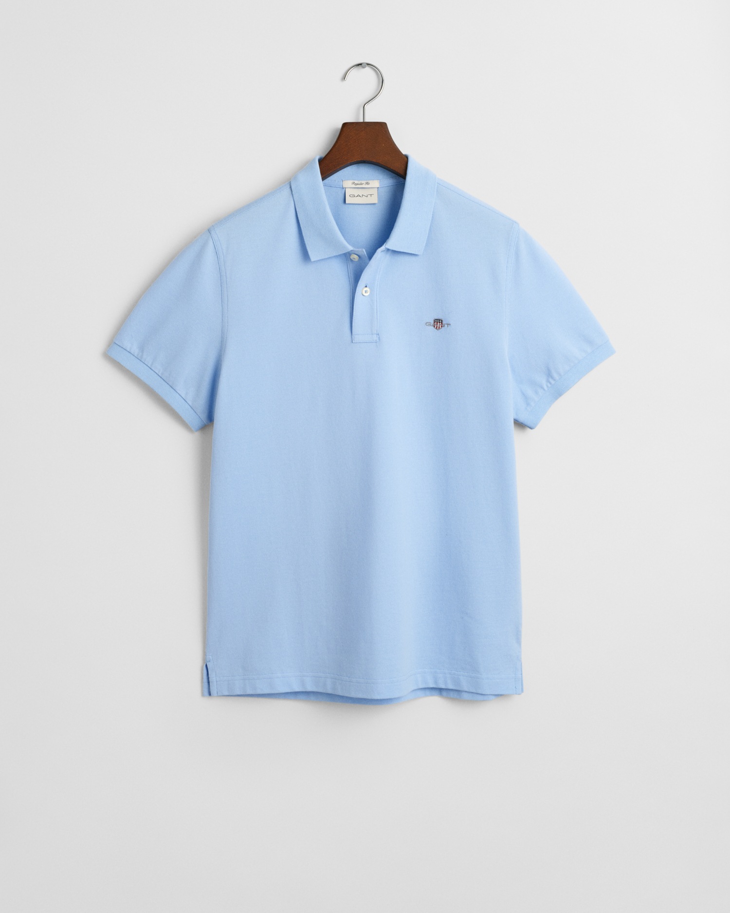 Gant Poloshirt »REG SHIELD SS PIQUE POLO«, mit Logo und Flachstrickkragen 100% Baumwolle Pique