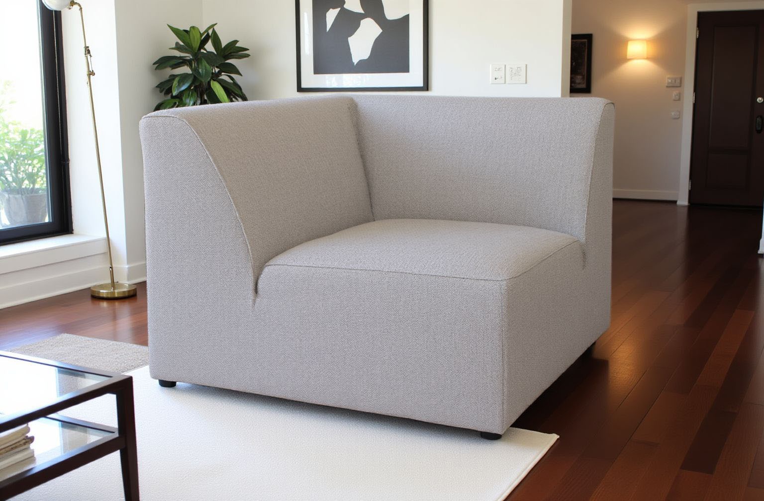 INOSIGN Sofa-Eckelement »Koa, Sofamodul, passend zur Serie KOA«, in Webstoff, weicher Lounge-Sitzkomfort