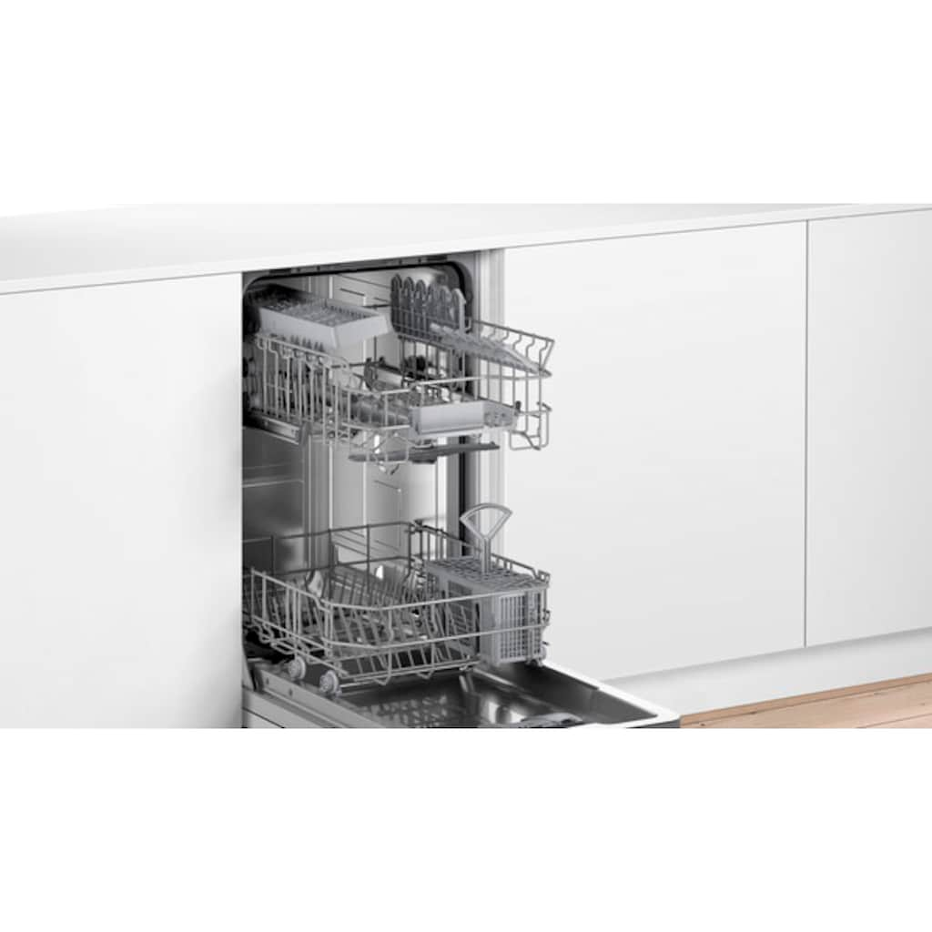 BOSCH vollintegrierbarer Geschirrspüler »SPV2IKX10E«, Serie 2, SPV2IKX10E, 9 Maßgedecke