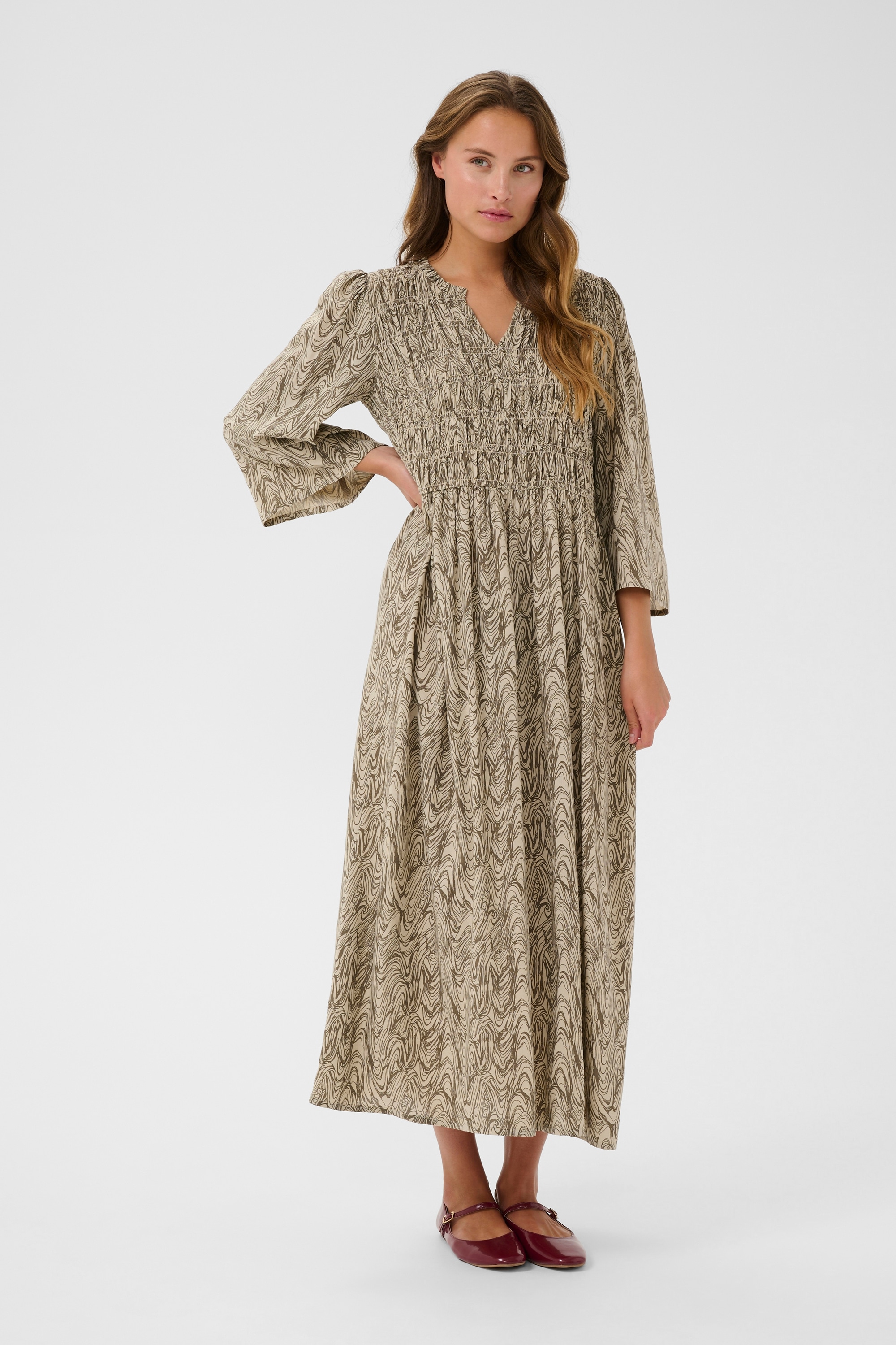 KAFFE Midikleid »Kleid BPofelia«