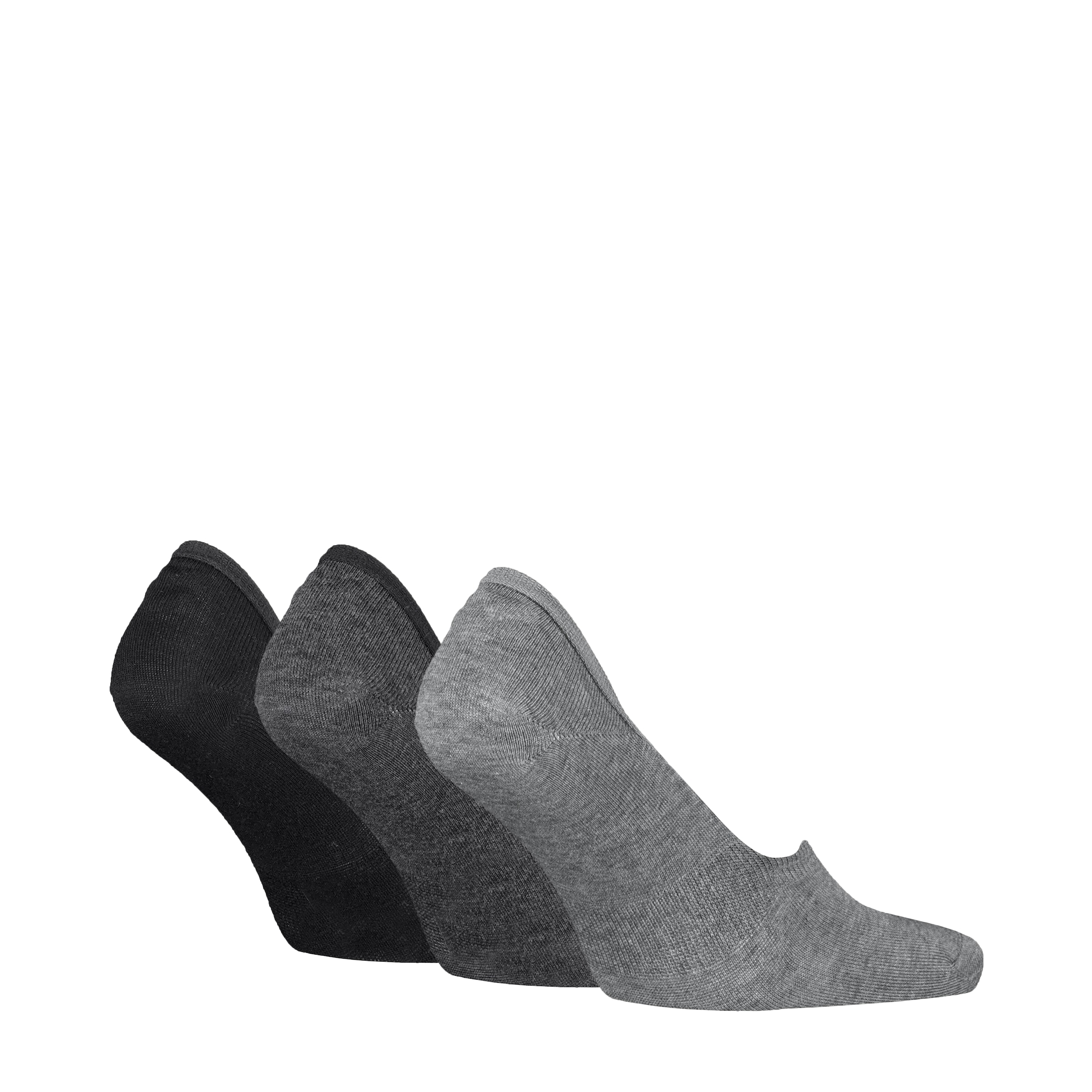 Calvin Klein Füßlinge »CK MEN FOOTIE MC« 3 Paar,  Antirutsch Noppen im Fersenbereich