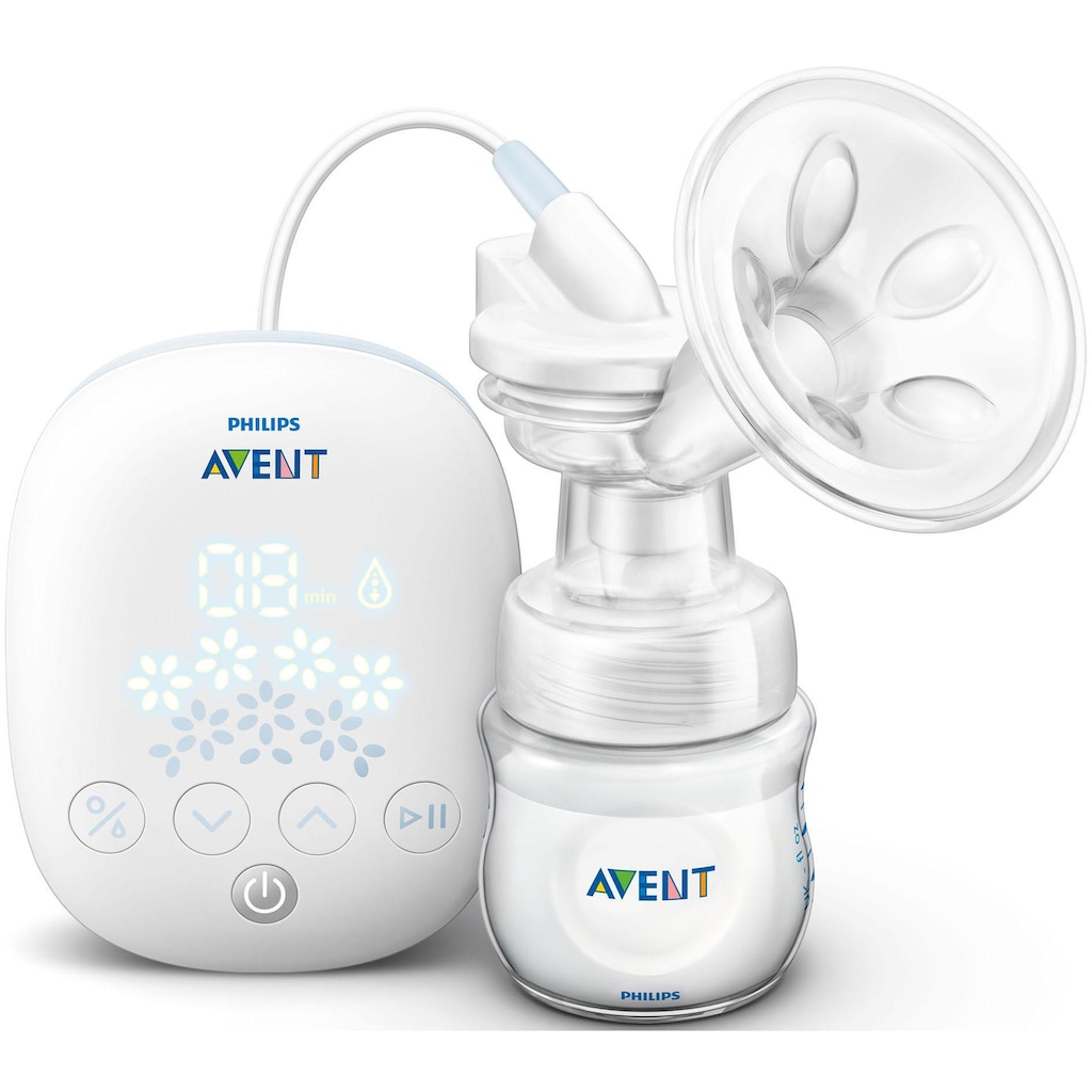 Philips AVENT Elektrische Milchpumpe »SCF301/02«, EasyComfort mit 120ml Naturnah-Flasche