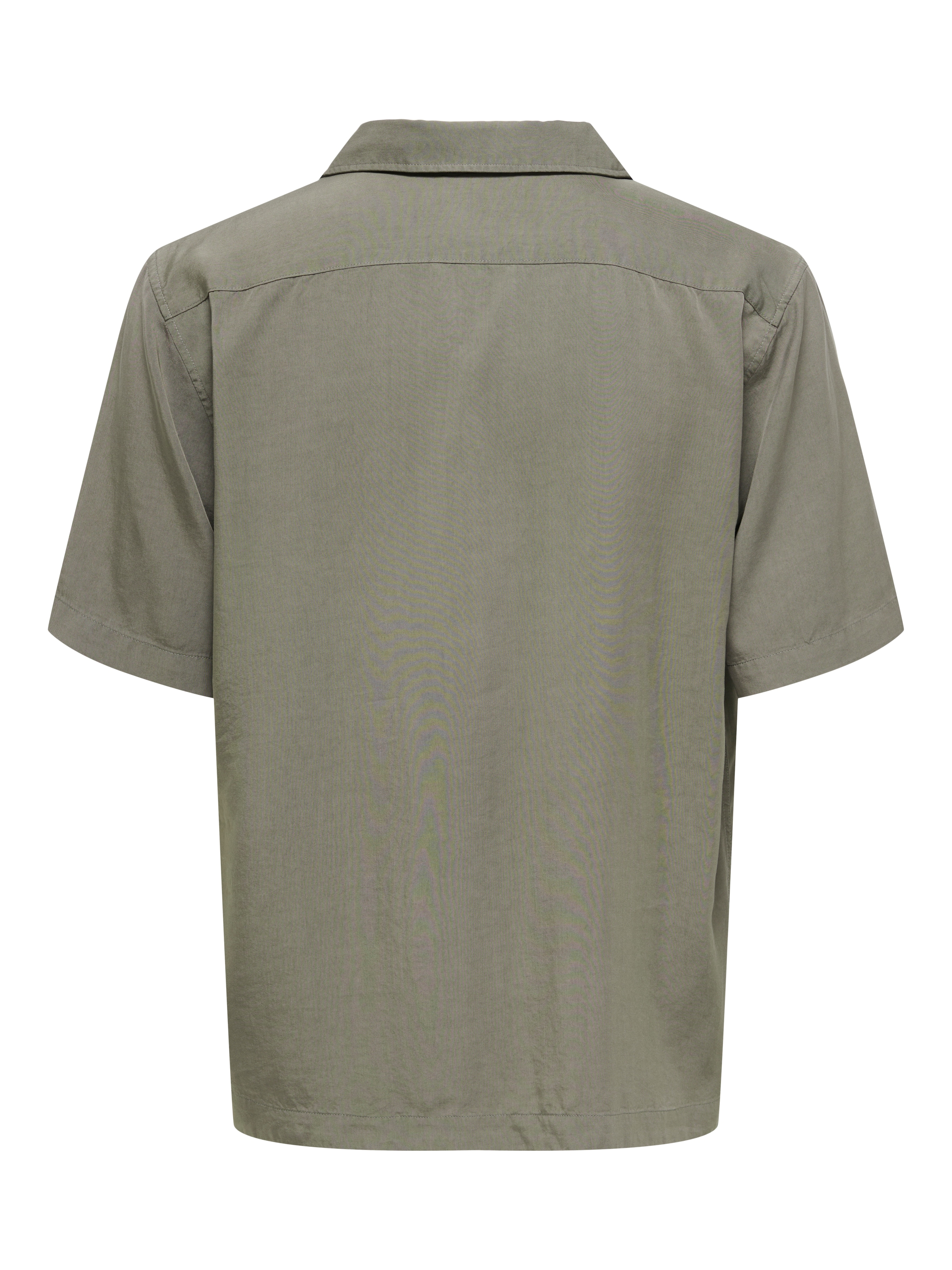 ONLY & SONS Kurzarmhemd »ONSPERU SS REG TENCEL SHIRT NOOS«