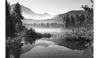Papermoon Fototapete »Landschaft Schwarz & Weiß«, Vliestapete, hochwertiger... kaufen