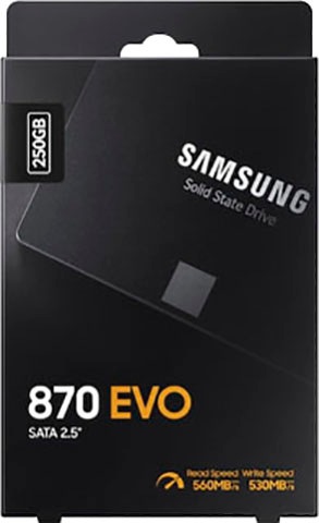 Samsung interne SSD »870 EVO«, 2,5 Zoll, Anschluss SATA III