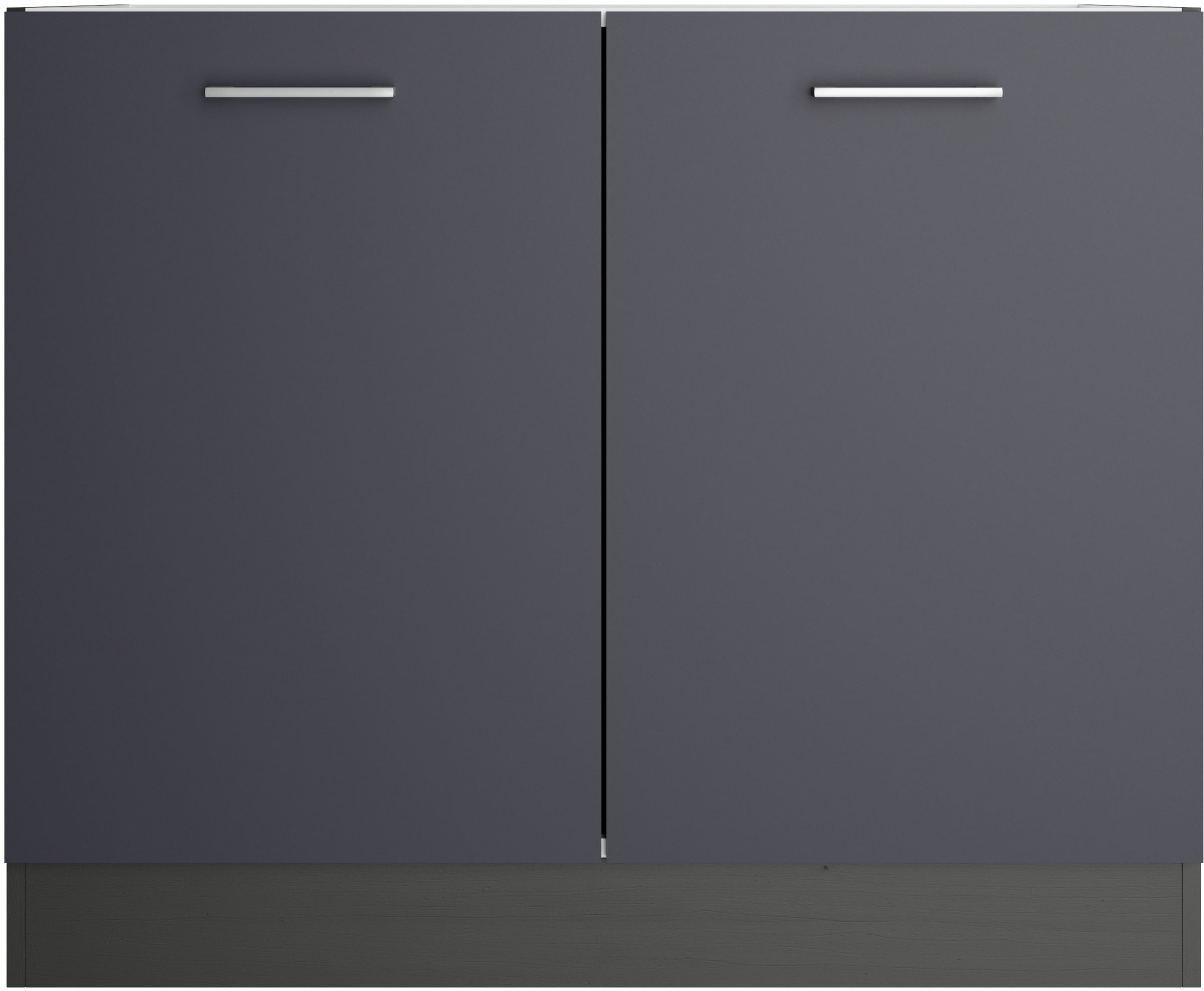 KOCHSTATION Spülenschrank »KS-Milan«, HELD Möbel, Spülenschrank 100 cm, matte oder hochglänzende Fronten