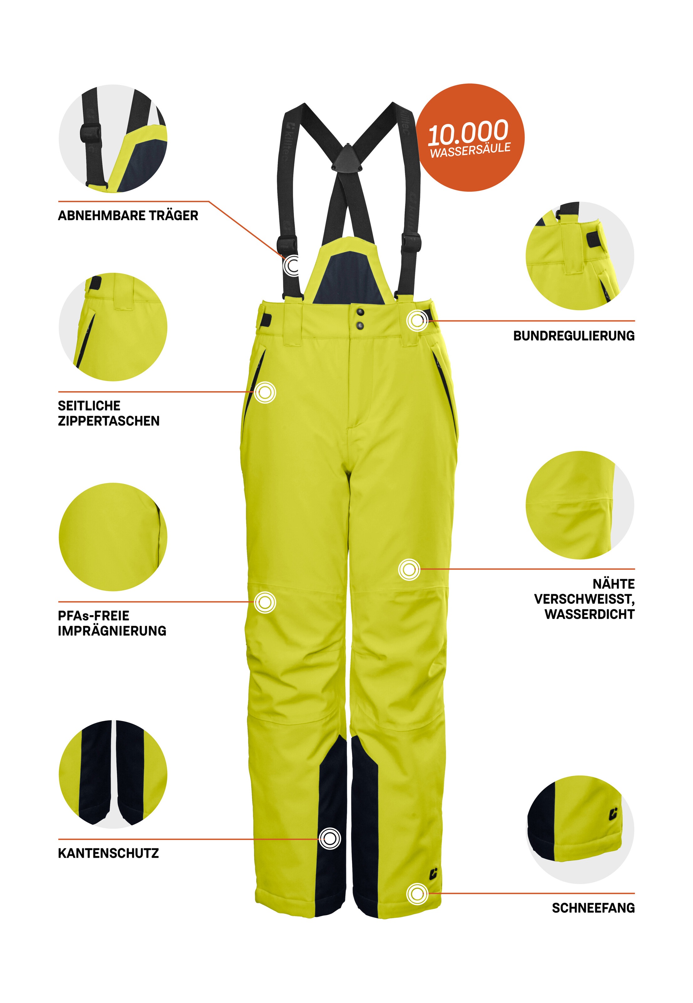Killtec Skihose »KSW 79 BYS SKI PNTS«