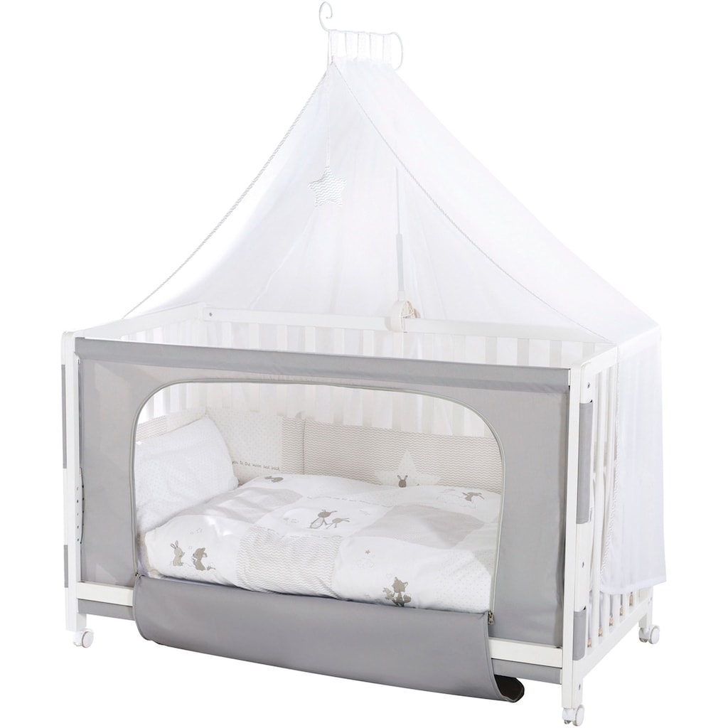 roba® Babybett »Room Bed, Fox & Bunny«, (6 tlg.)