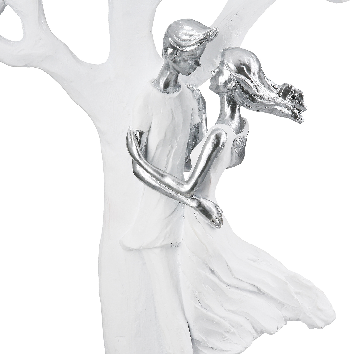Casablanca by Gilde Dekofigur »Skulptur Paar; Baum Liebesblicke weiß H. 44 cm«