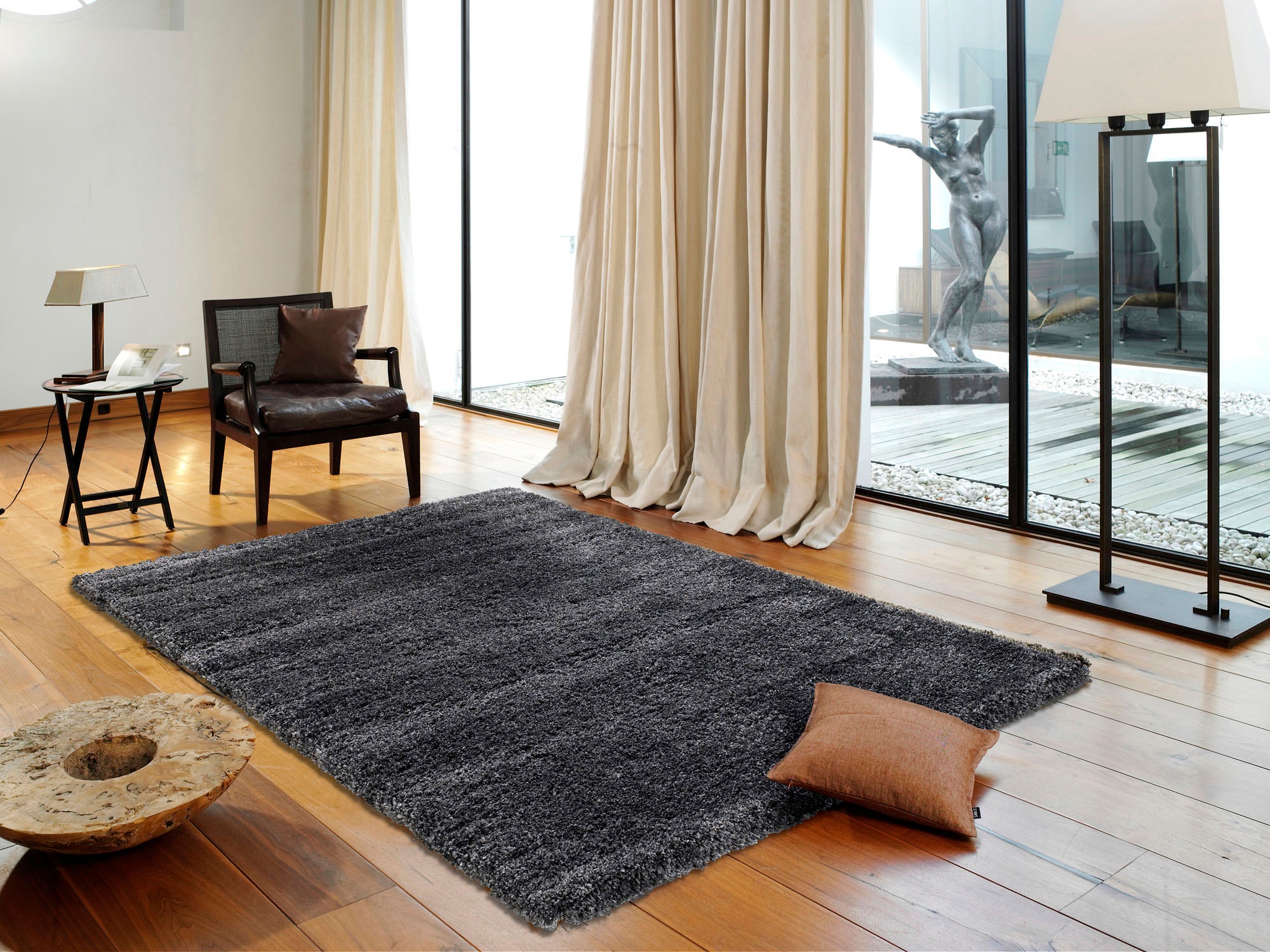 OCI DIE TEPPICHMARKE Hochflor-Teppich »Lobby Shaggy«, rechteckig, 52 mm Höhe, Wohnzimmer