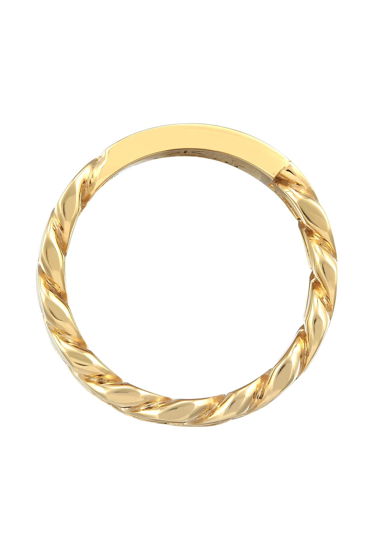 Kuzzoi Silberring »Ring Herren Siegelring Panzer Glieder Platte 925 Silber«