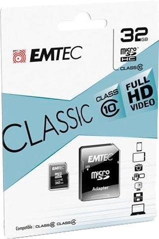 Speicherkarte »microSDClass10 Classic«, (Class 10 30 MB/s Lesegeschwindigkeit)