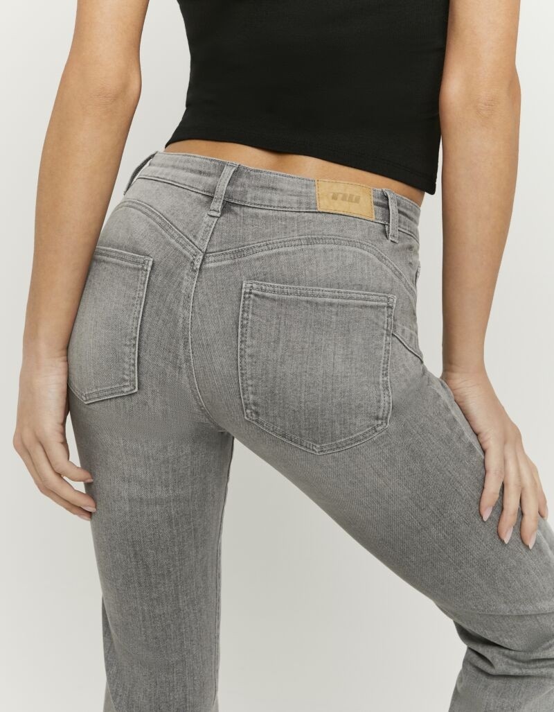 Tally Weijl Bootcut-Jeans »SPADEELETRA2« Baumwollmischung, Mid Waist mit Flare Beinverlauf und Push up Effekt