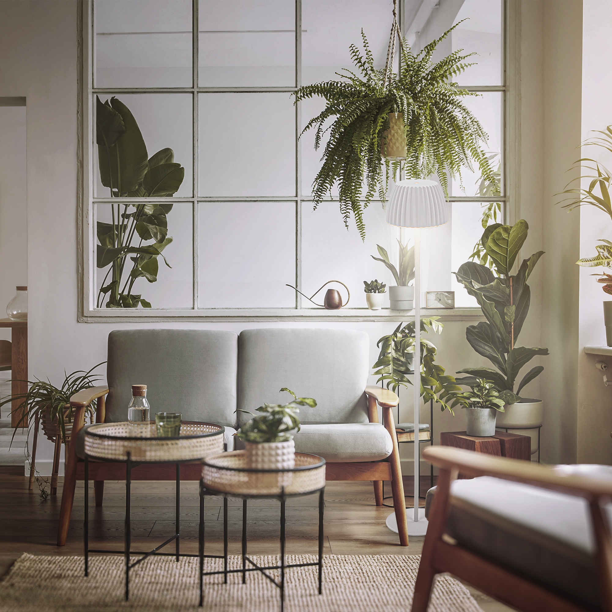 Briloner Leuchten LED Stehlampe »Akku LED Stehleuchte Riffle«