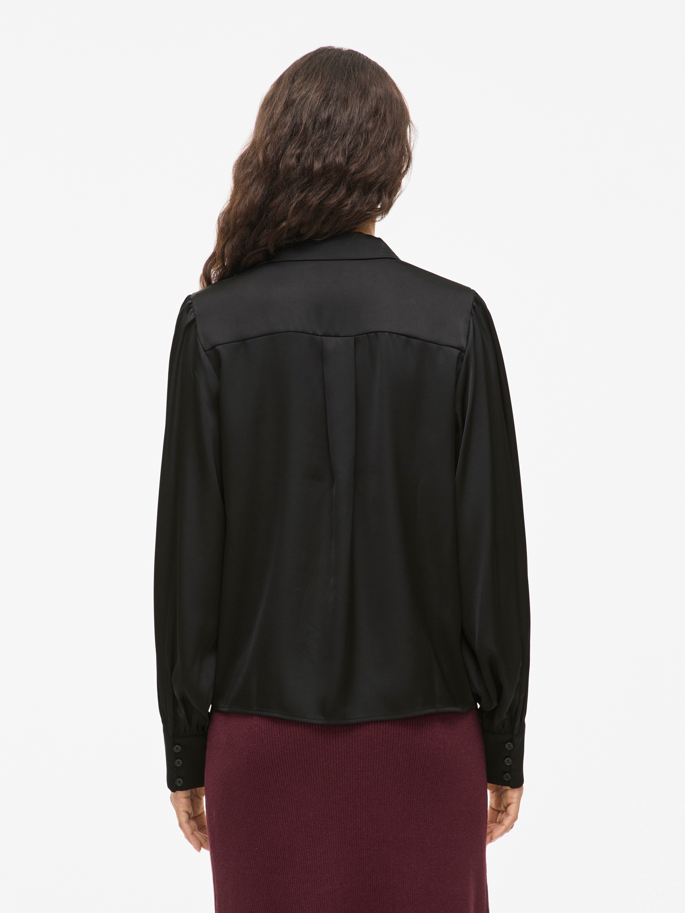 Vila Langarmbluse »VIENNA RAVENNA L/S BALLOON SHIRT - NOOS«