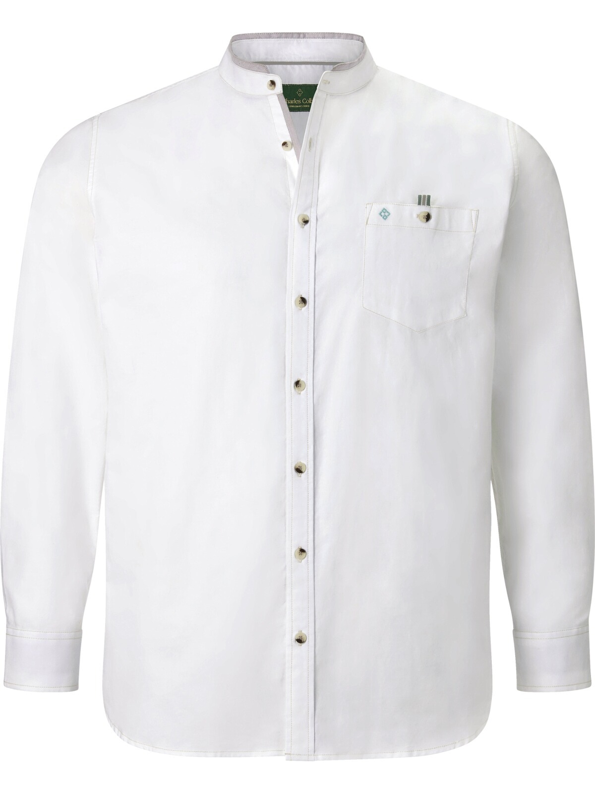Charles Colby Langarmhemd »Hemd DUKE RILEY«, (1 tlg.), mit Ellenbogen-Patches