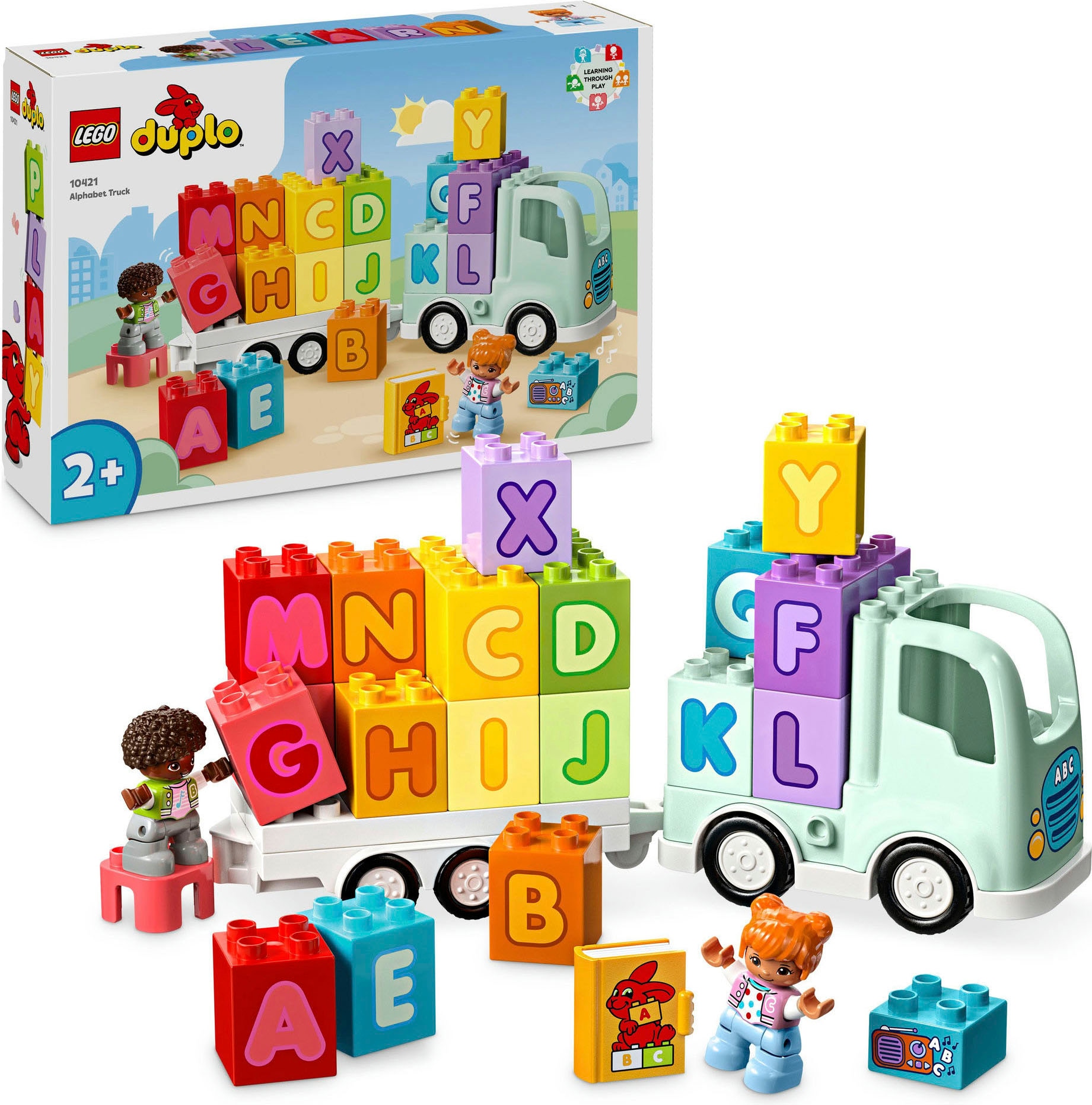 Konstruktionsspielsteine »ABC-Lastwagen (10421), LEGO DUPLO Town«, (36 St.), Made in...