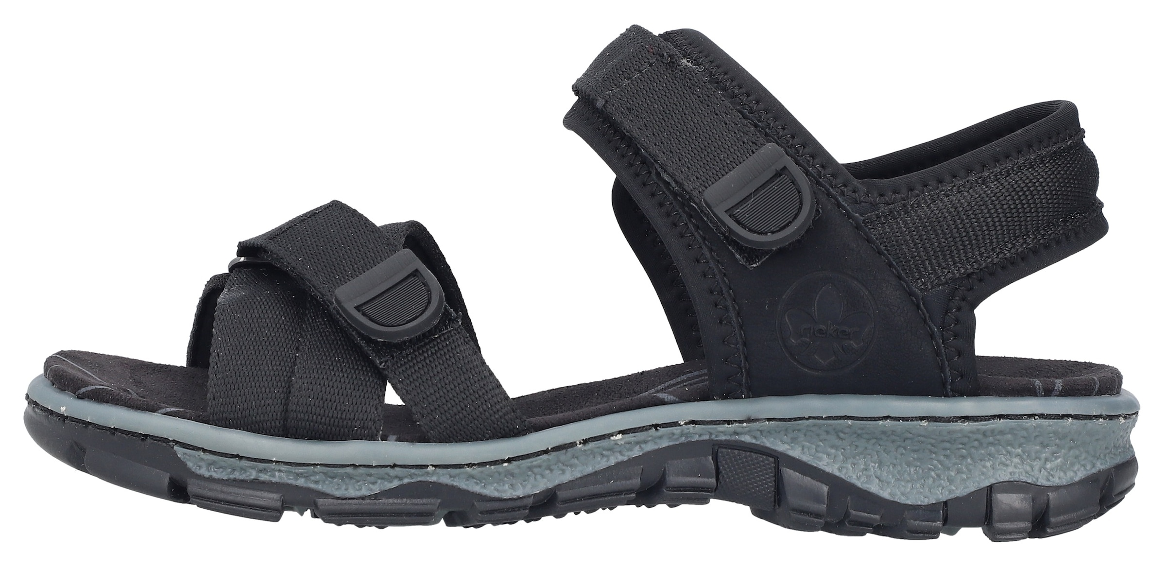 Rieker Trekkingsandale  Trekkingschuh, Outdoorsandale, Sommerschuh mit Klettriemchen